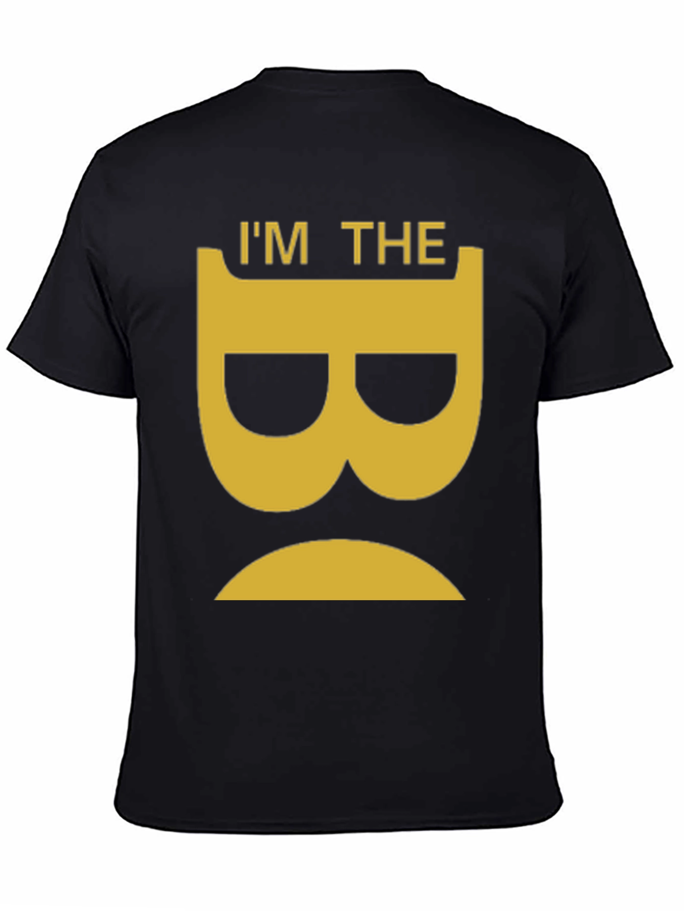 Black I'm The B Shirt - Funny Graphic Tee view 4