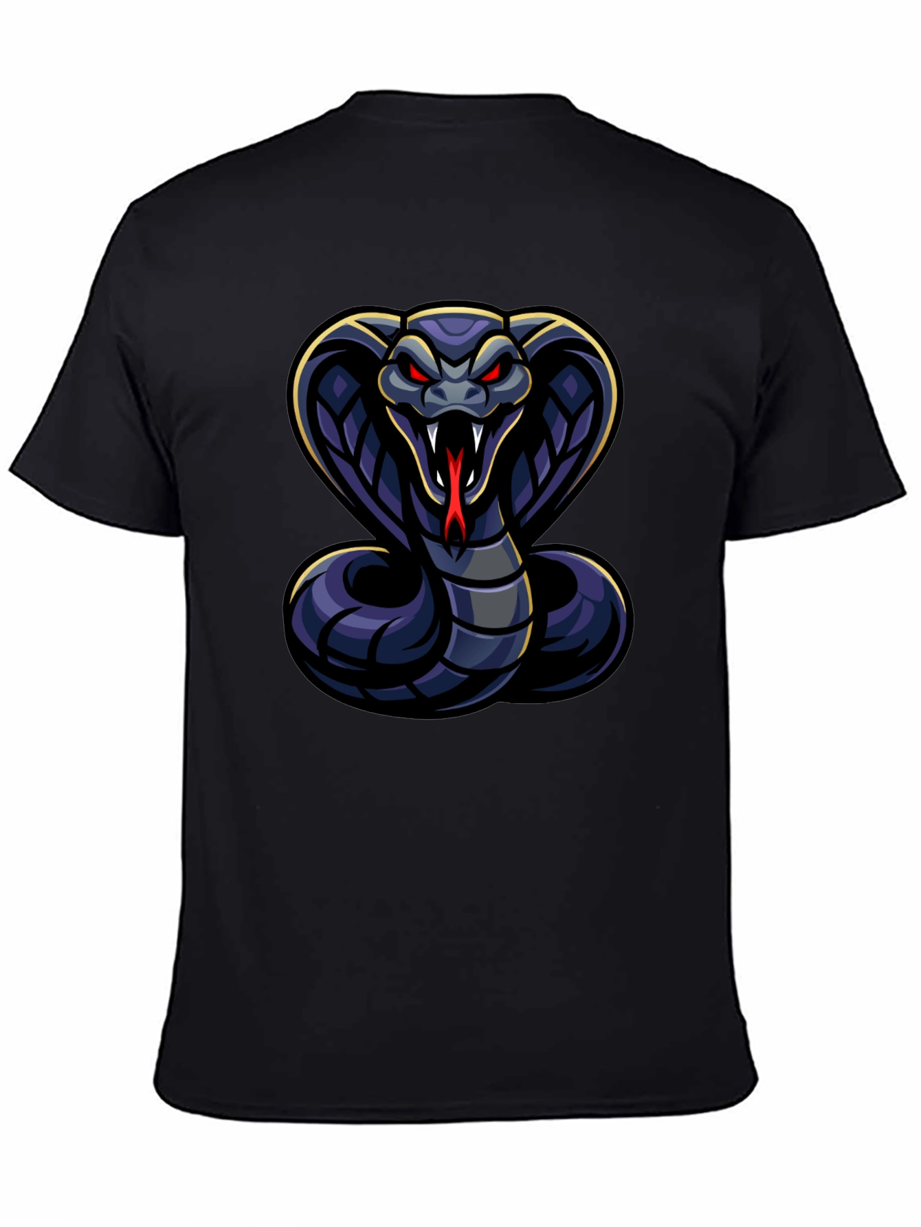 Cobra Graphic T-Shirt - Men's Black Tee - 4