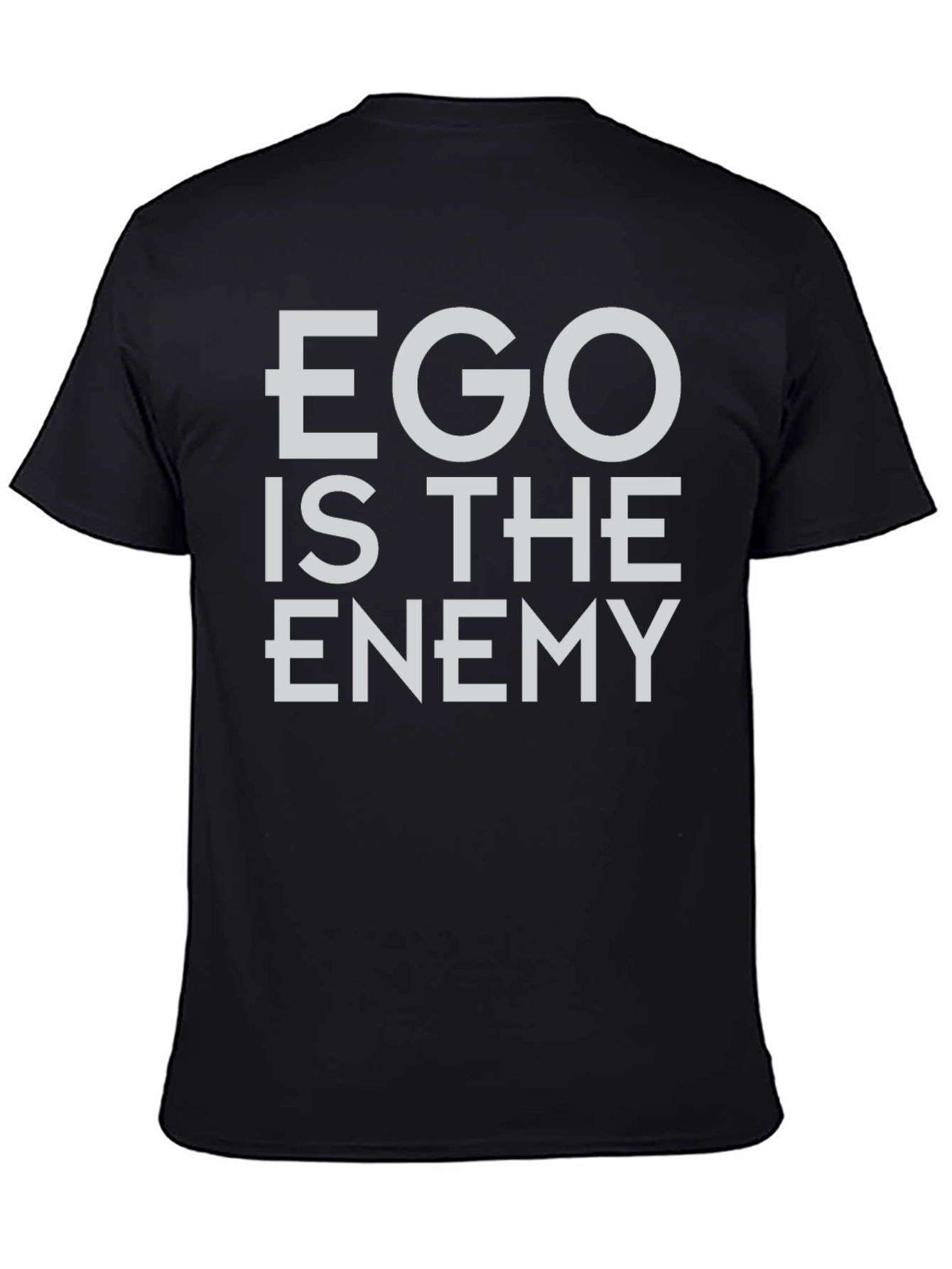 Black Ego Is The Enemy Graphic Tee - Black view 4