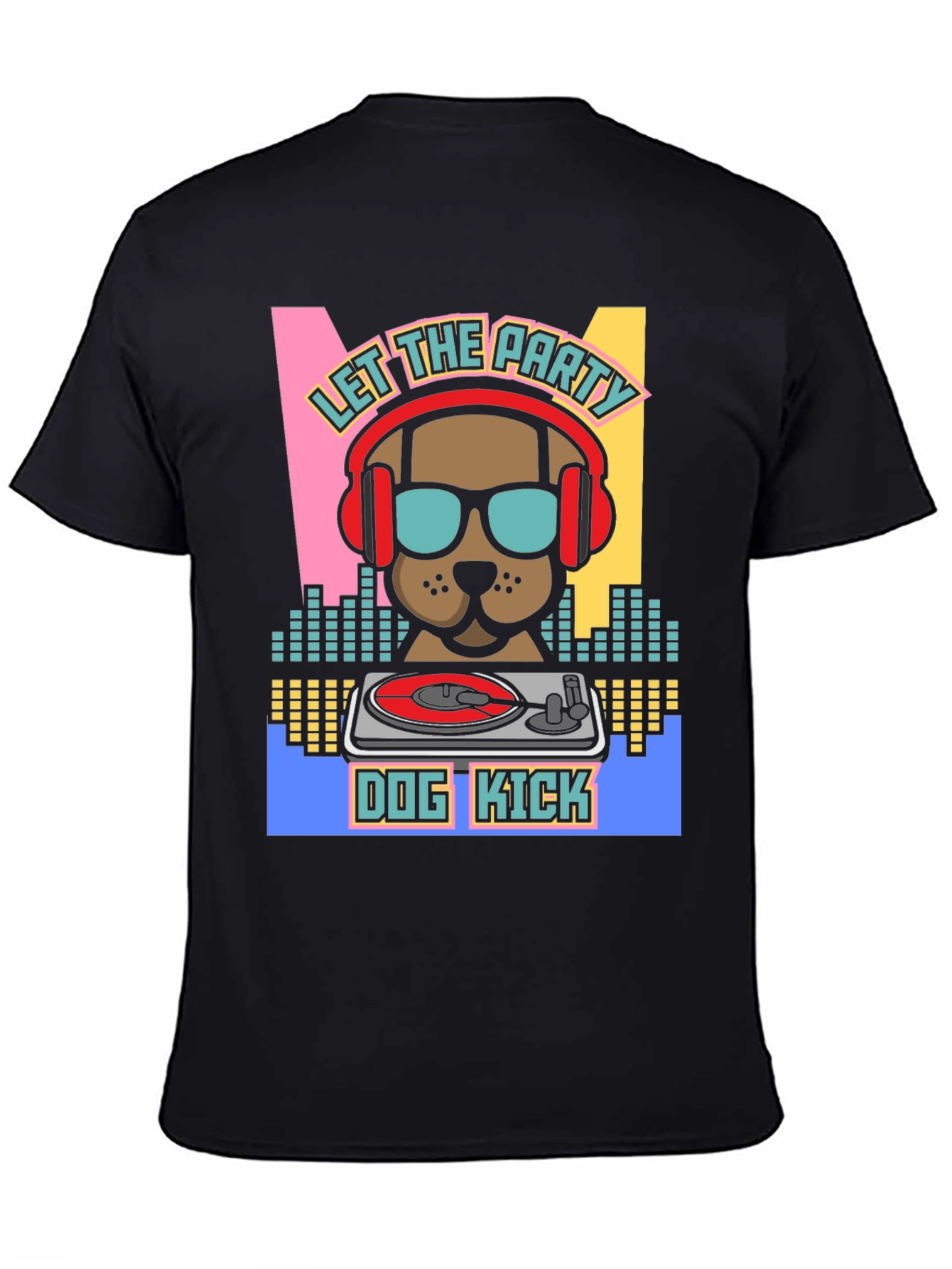 Black Dog Kick DJ T-Shirt view 4