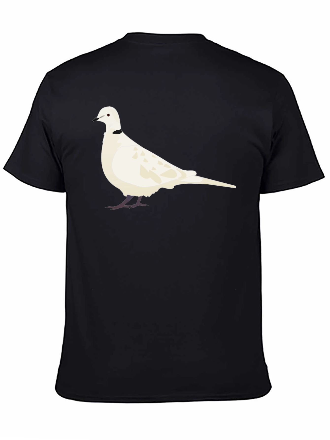 Black Dove Graphic Tee - Black Cotton Blend view 4