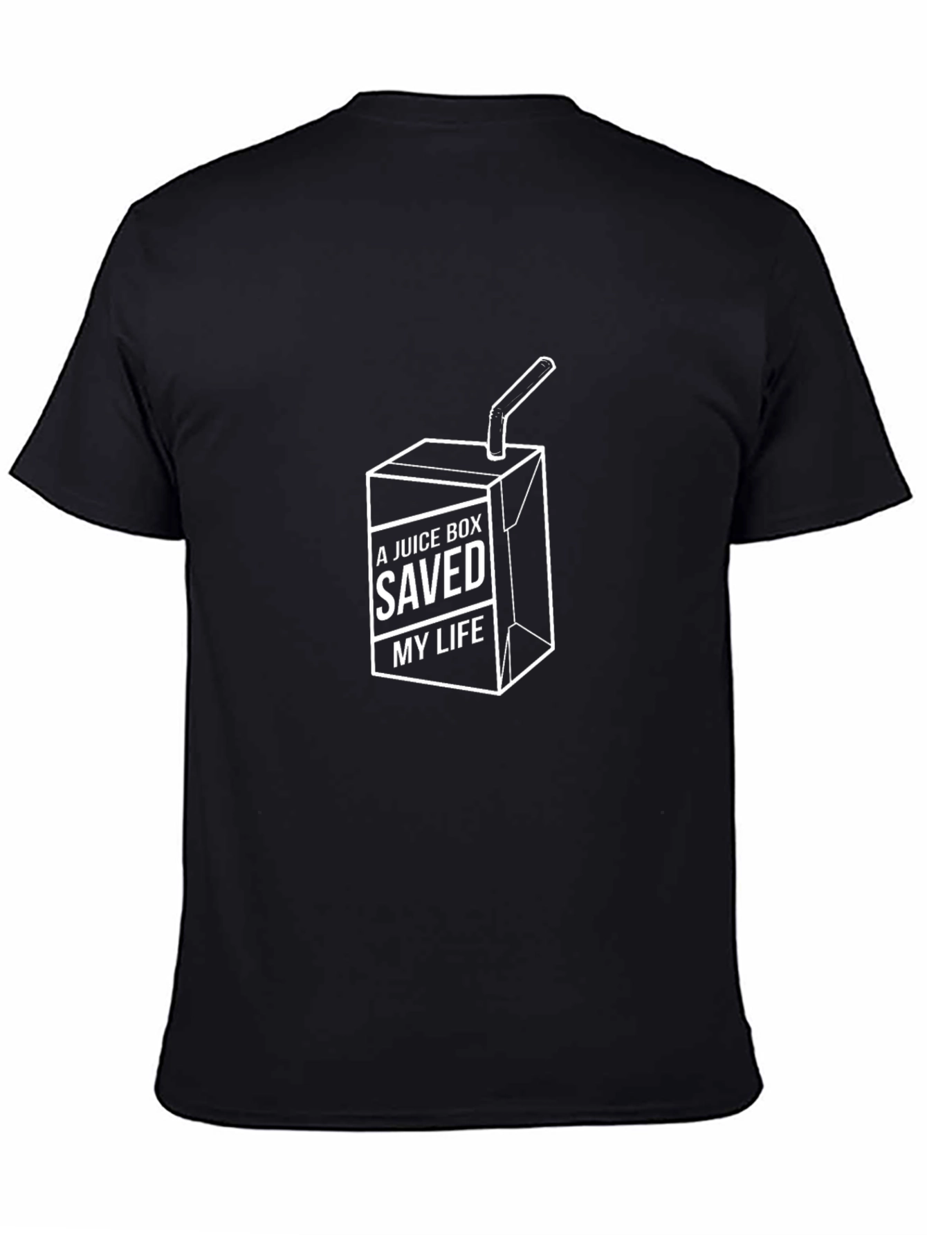 Black Juice Box Saved My Life Graphic T-Shirt view 4