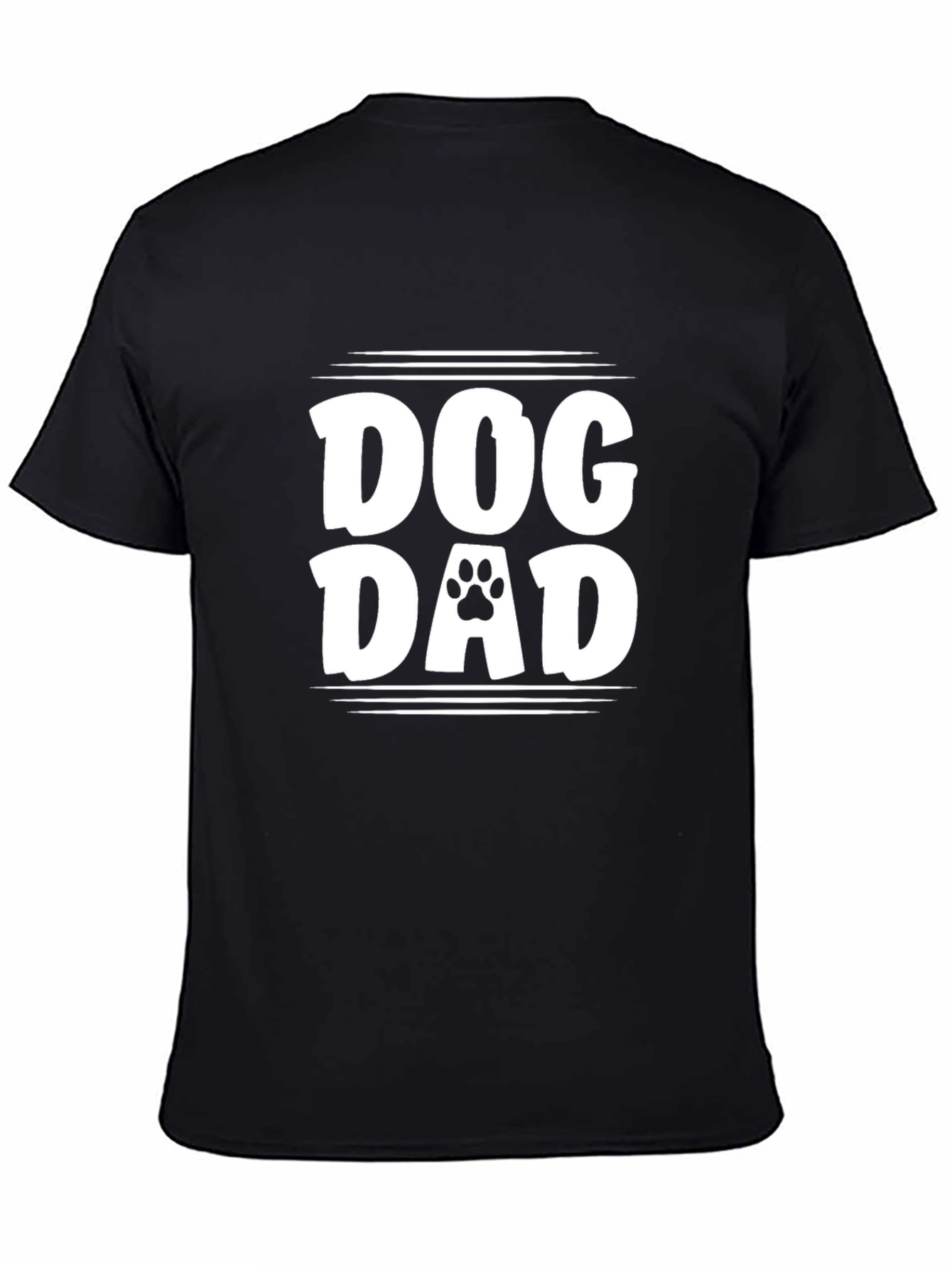 Dog Dad T-Shirt - Paw Print Design - 4