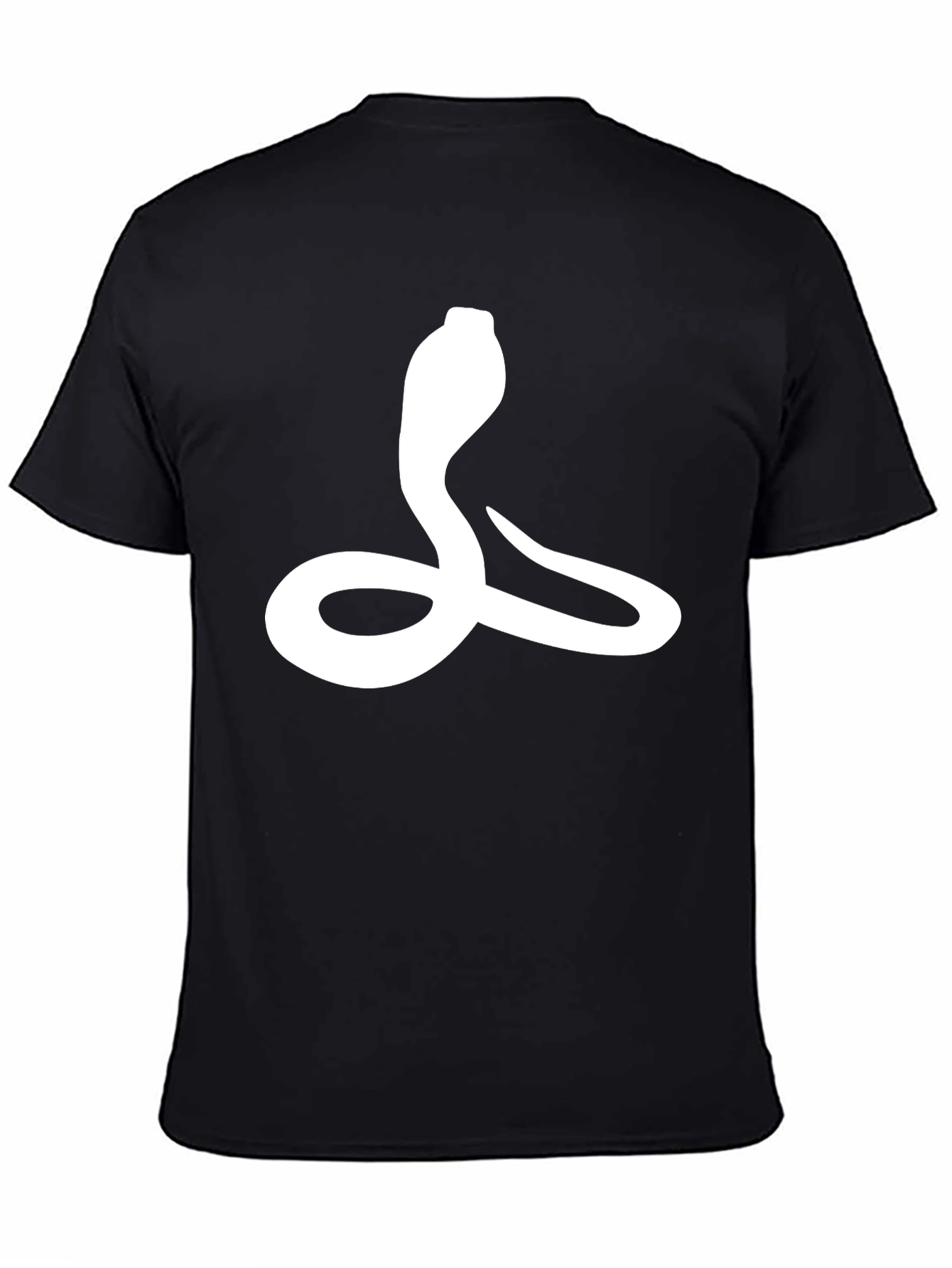 Black Bold Cobra Tee - Graphic Black T-Shirt view 4