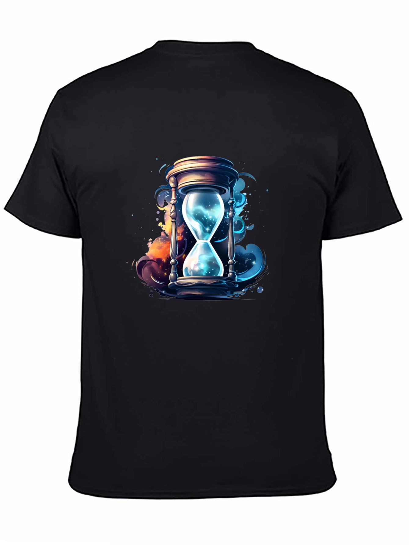Black Hourglass T-Shirt - Timeless Design view 4