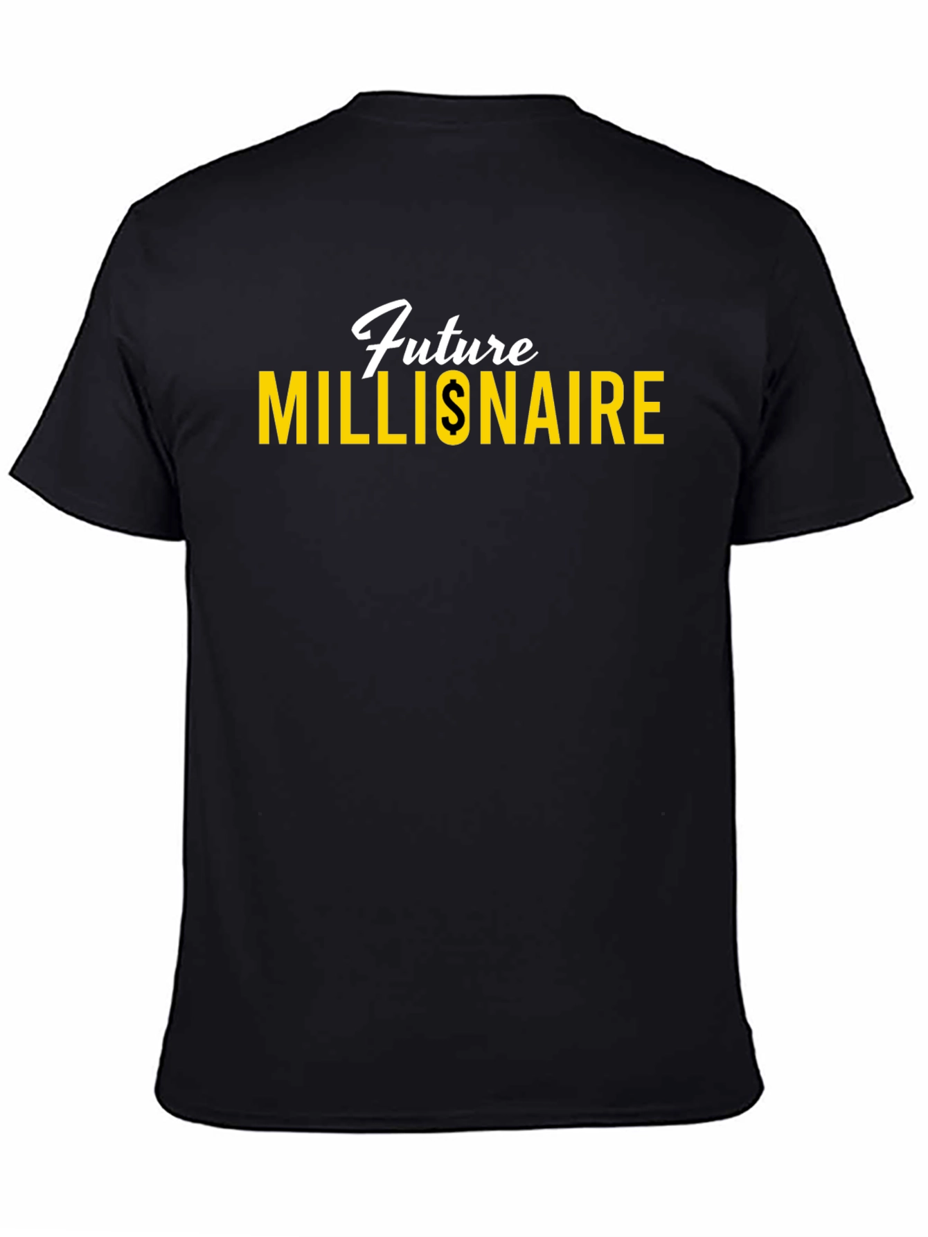Black Future Millionaire Black T-Shirt view 4