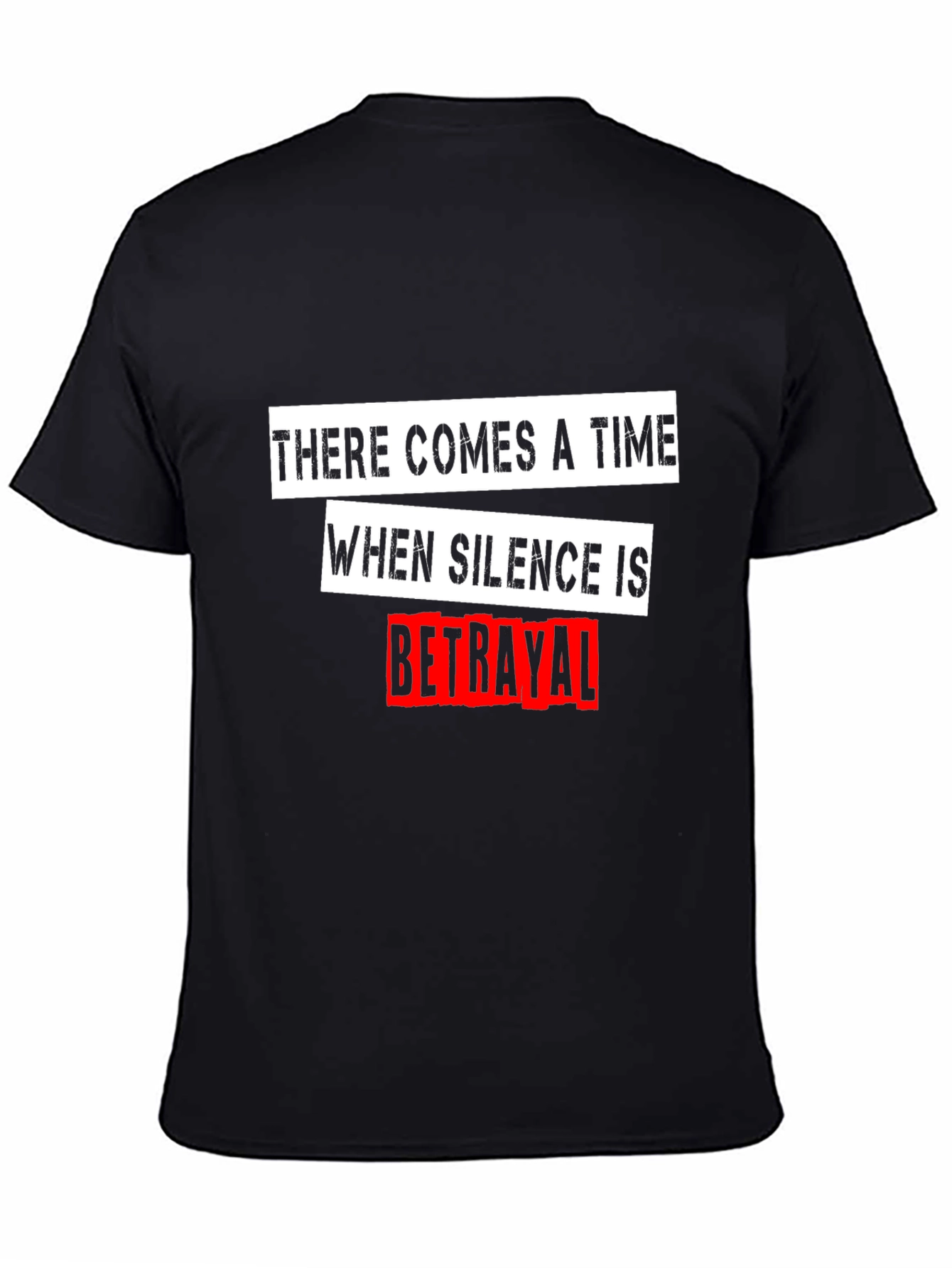 Black Silence is Betrayal Graphic Tee - Menswear view 4