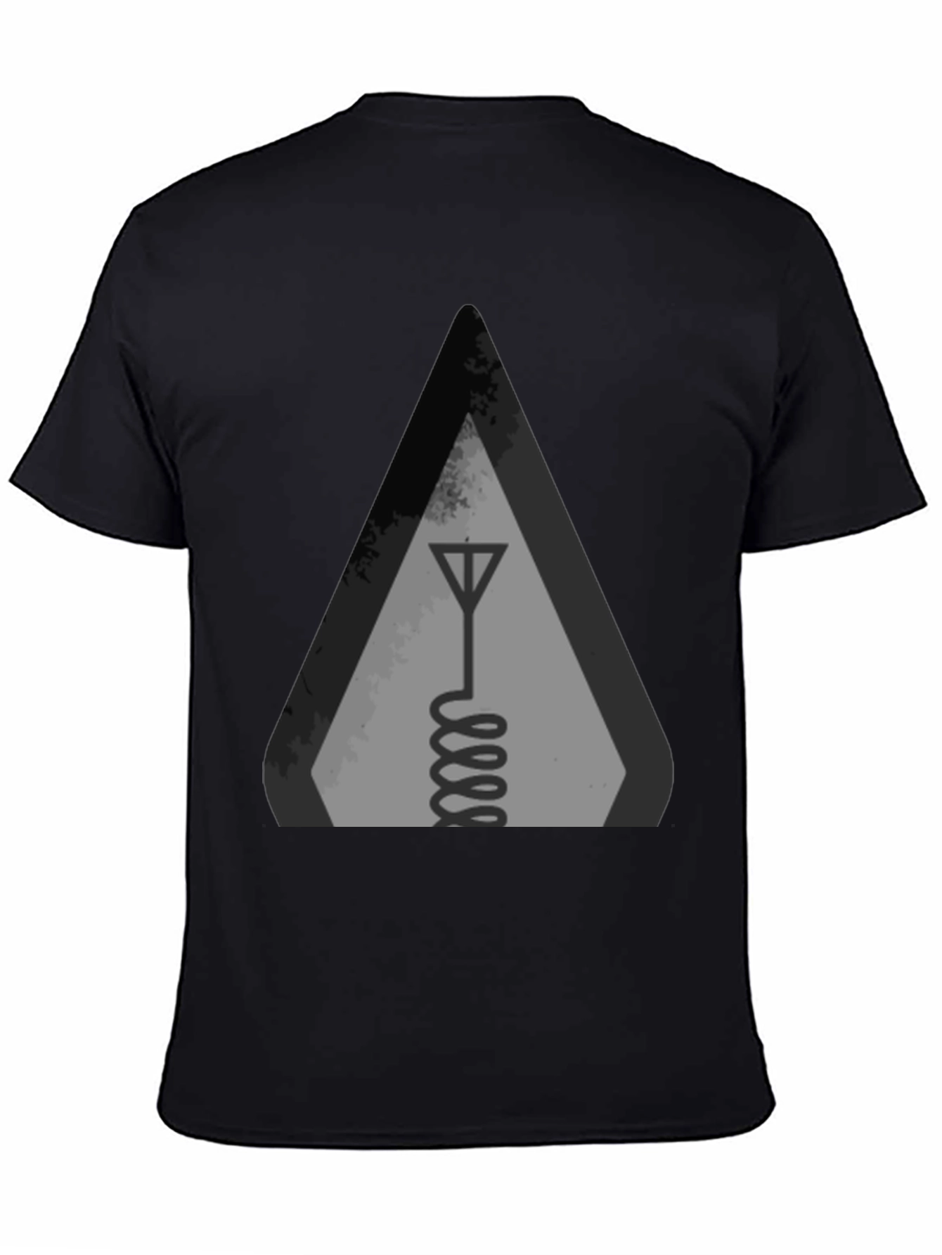 Black Antenna Graphic T-Shirt view 4