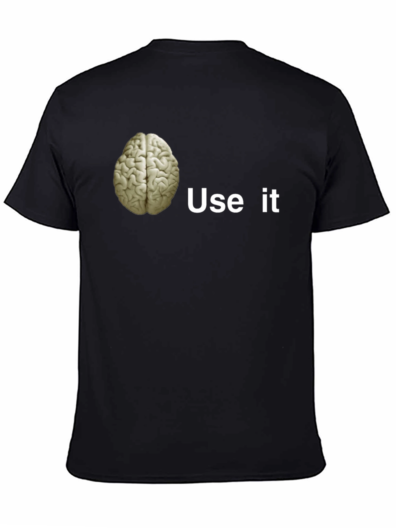 Black Brain Use It Graphic Tee view 4