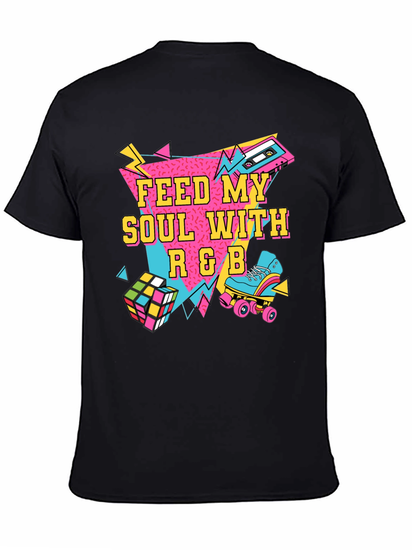 Retro R&B Music Graphic T-Shirt - 4