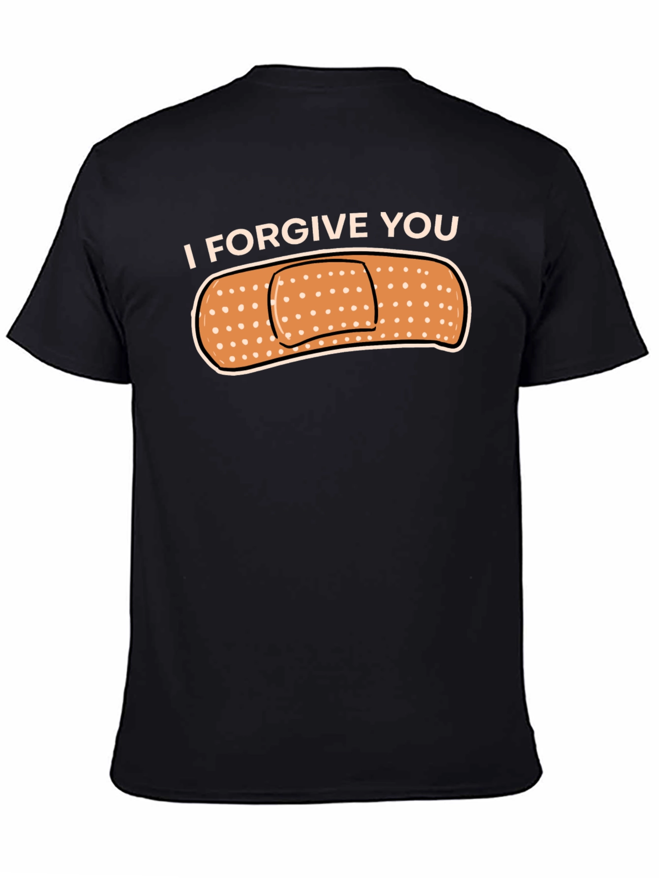 Black I Forgive You Band-Aid Graphic T-Shirt view 4