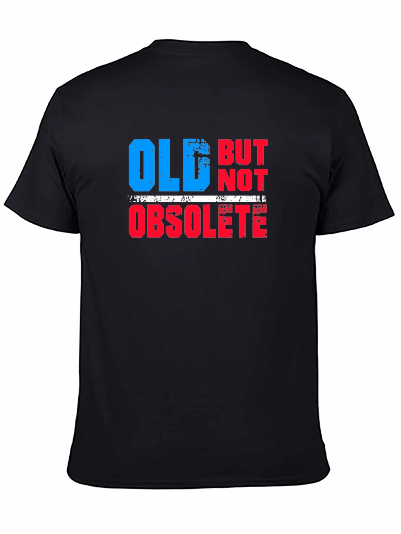 Black Old But Not Obsolete Graphic Tee view 4