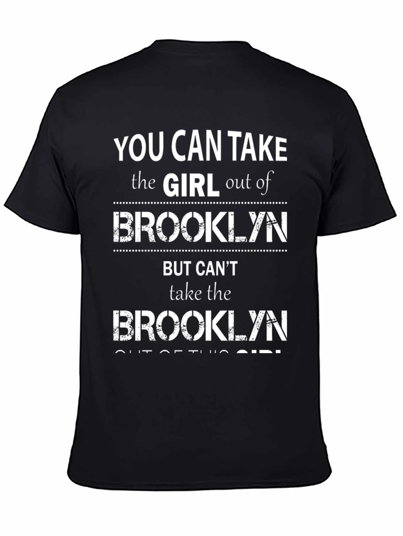 Black Brooklyn Girl Graphic T-Shirt view 4