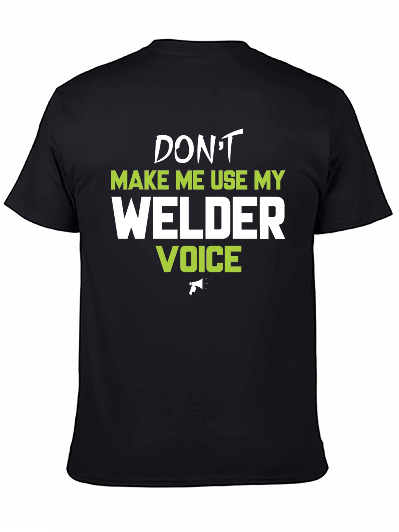 Black Welder Voice Graphic Tee - Black view 4