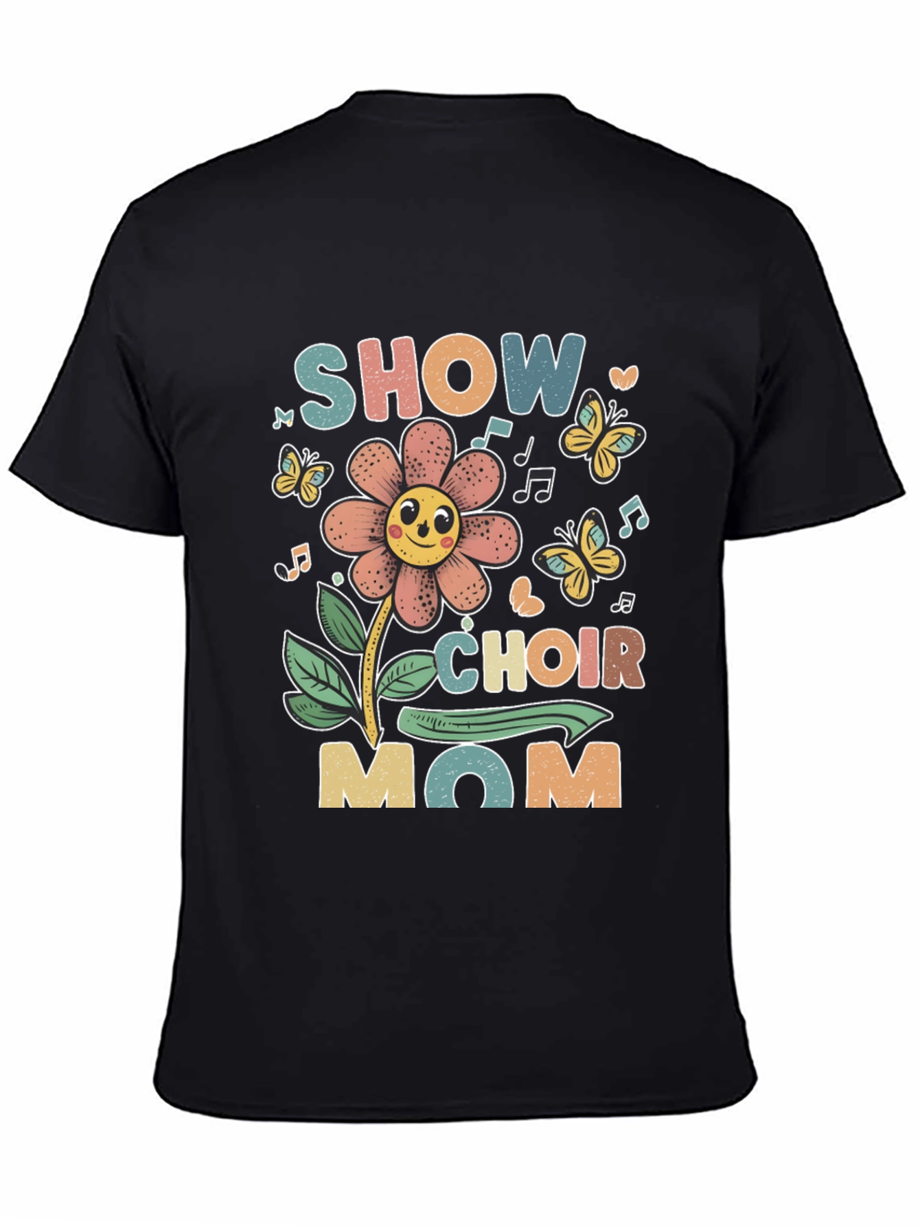 Black Show Choir Mom Graphic T-Shirt view 4