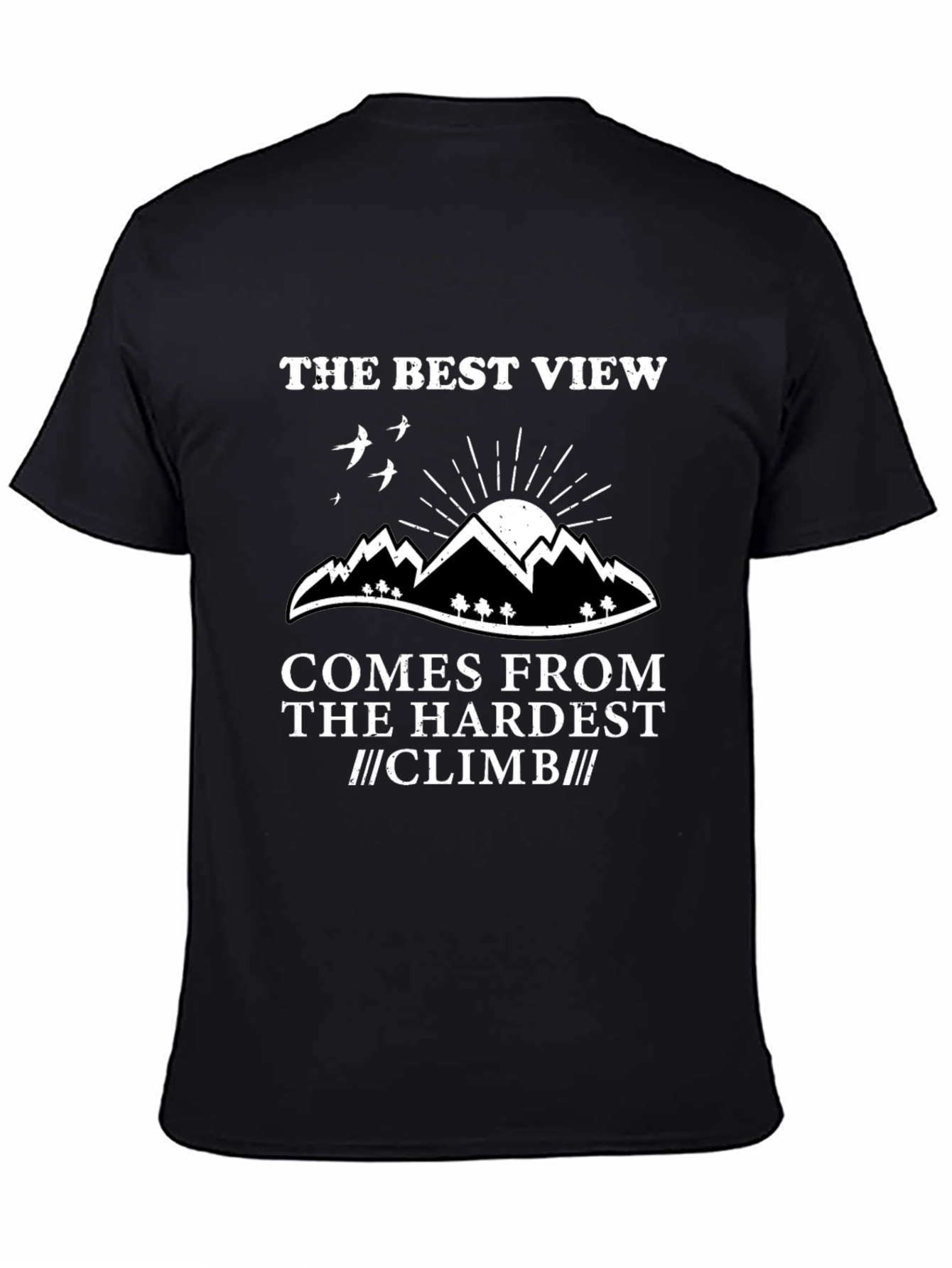 The Best View Climbing T-Shirt - 4