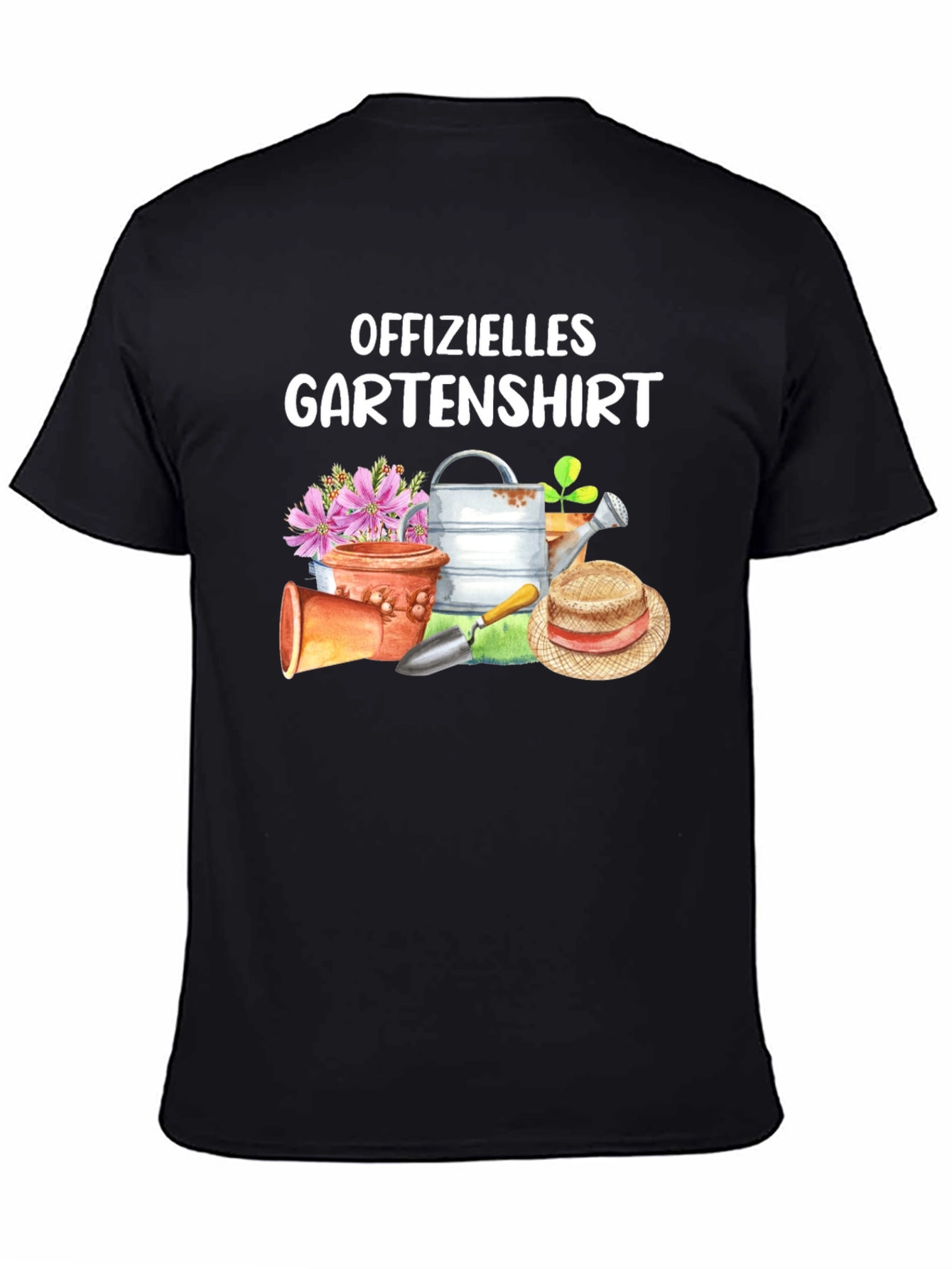 Black Offizielles Gartenshirt Gardening T-Shirt view 4
