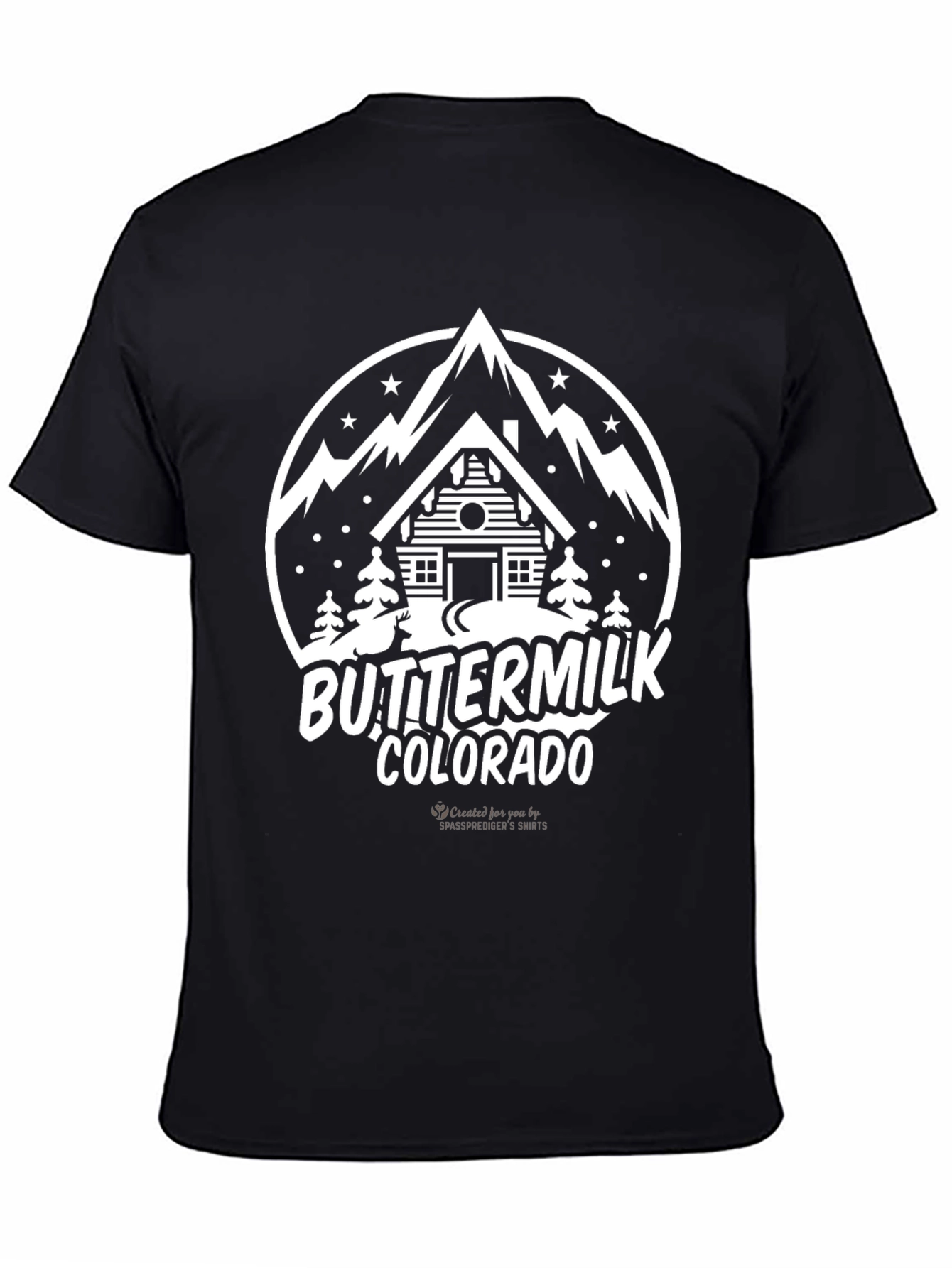 Black Buttermilk Colorado Graphic Tee view 4