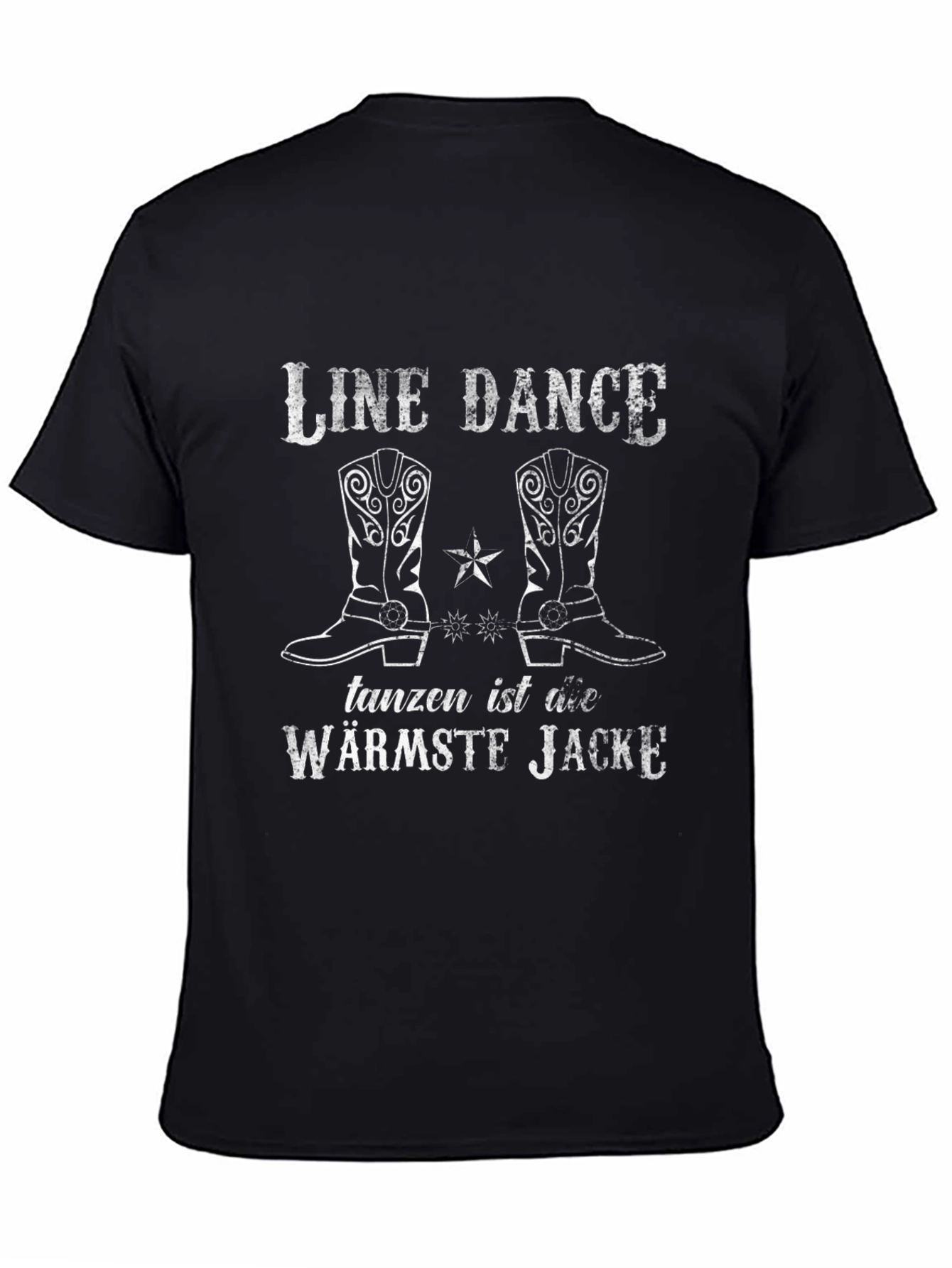 Line Dance Warmest Jacket Graphic T-Shirt - 4
