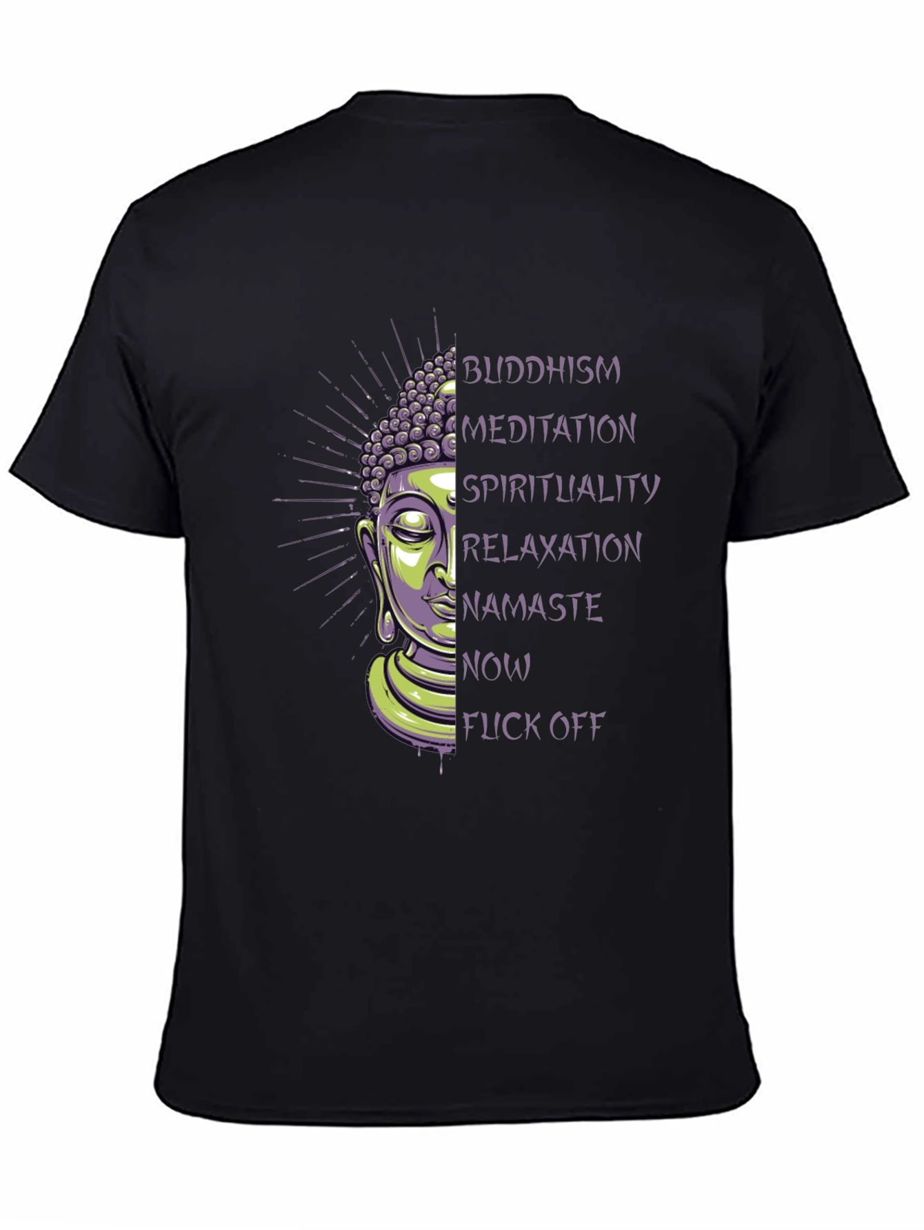 Buddha Meditation T-Shirt - Spiritual Zen Tee - 4