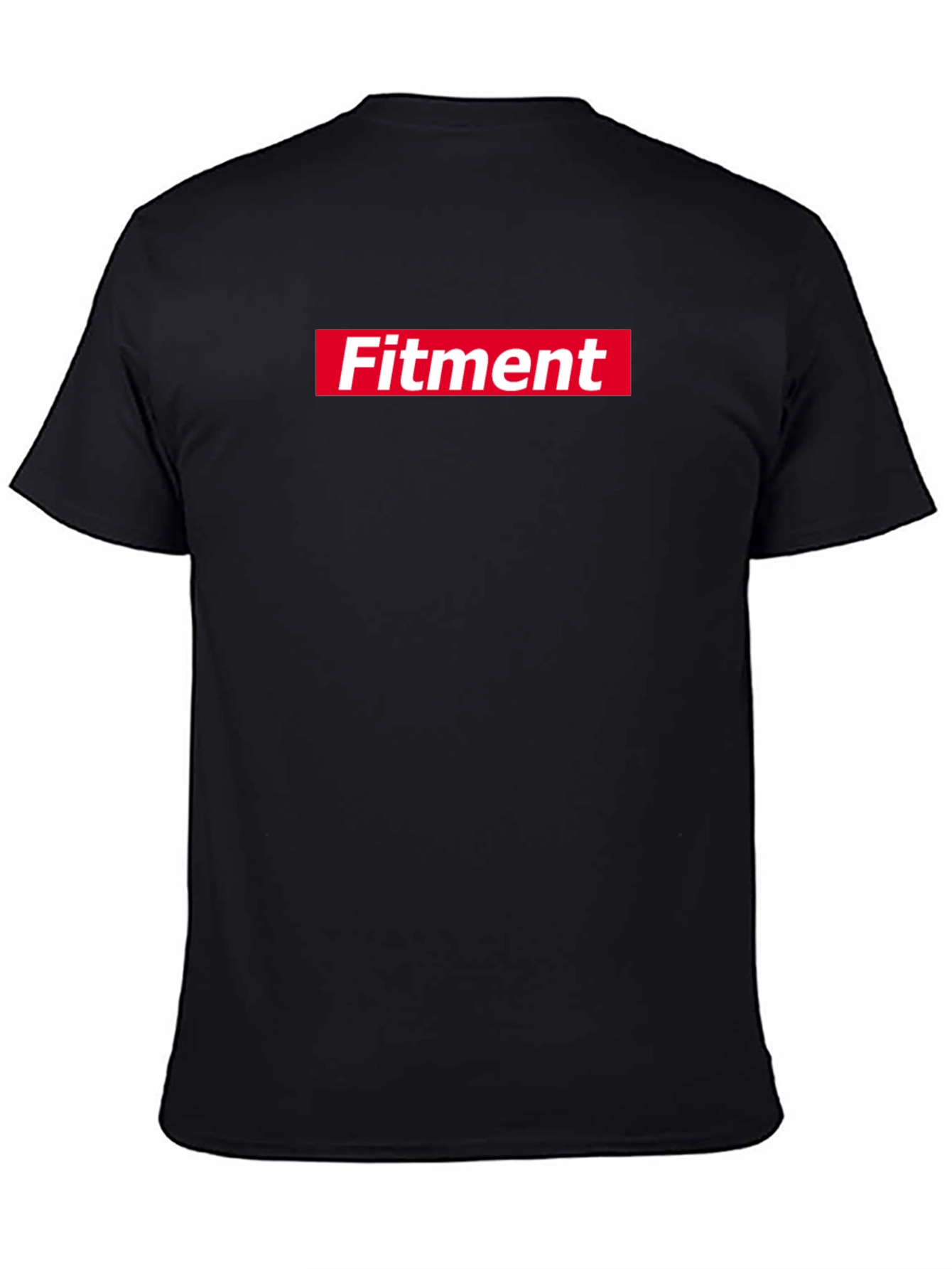 Black Fitment T-Shirt - Trendy Graphic Tee view 4