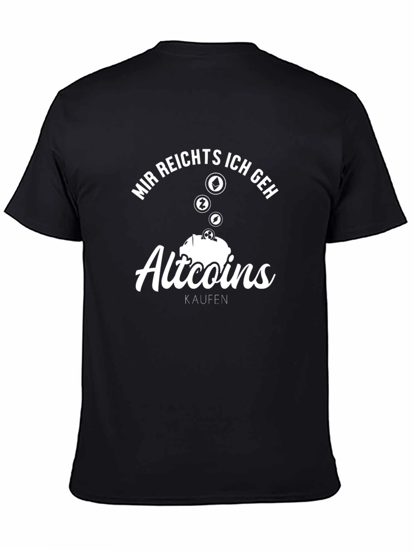 Black Altcoins Kaufen T-Shirt - Crypto Trading Tee view 4