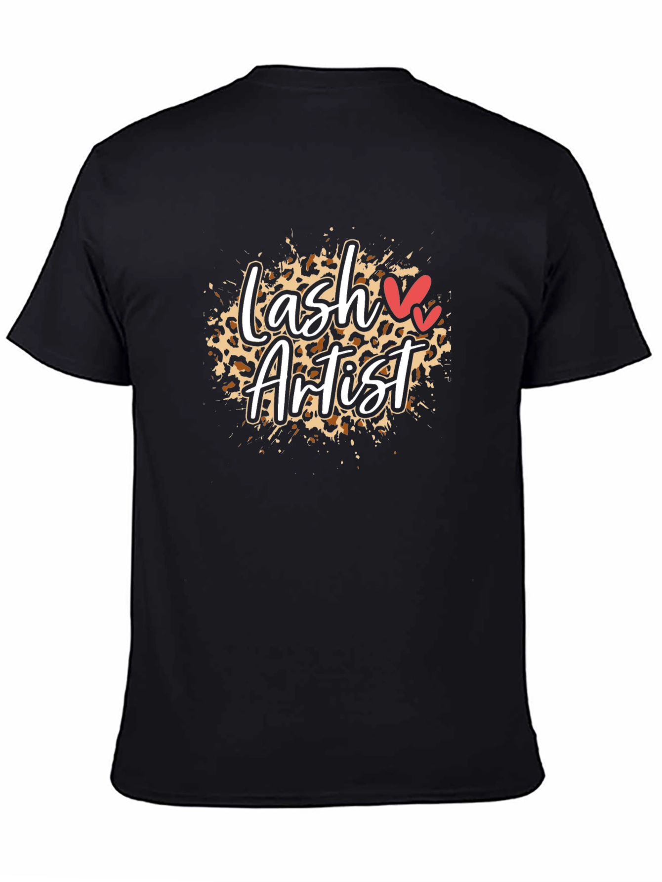 Lash Artist Leopard Print Graphic Tee - Trendy and Unique! - 4