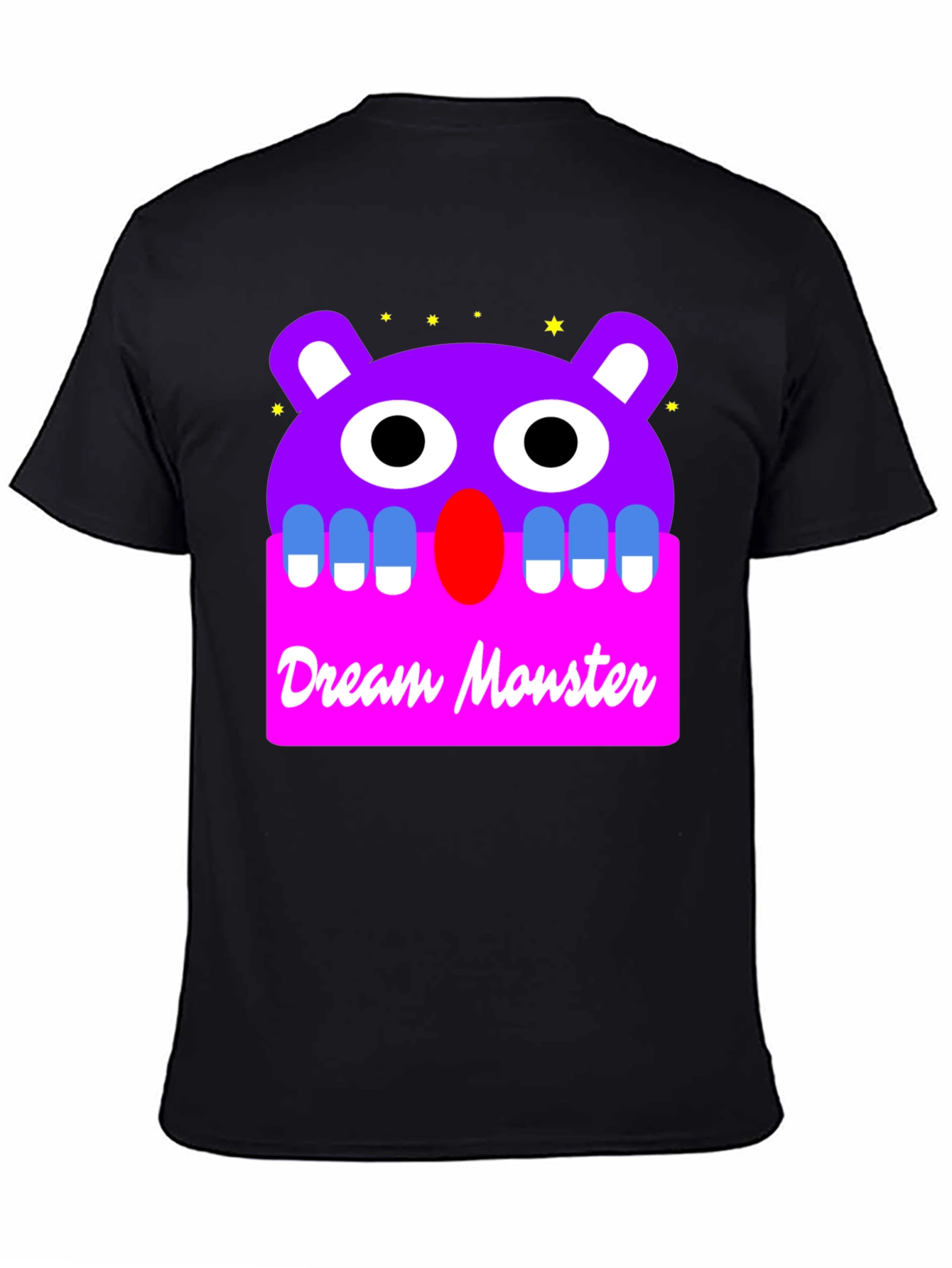 Black Dream Monster Graphic T-Shirt view 4