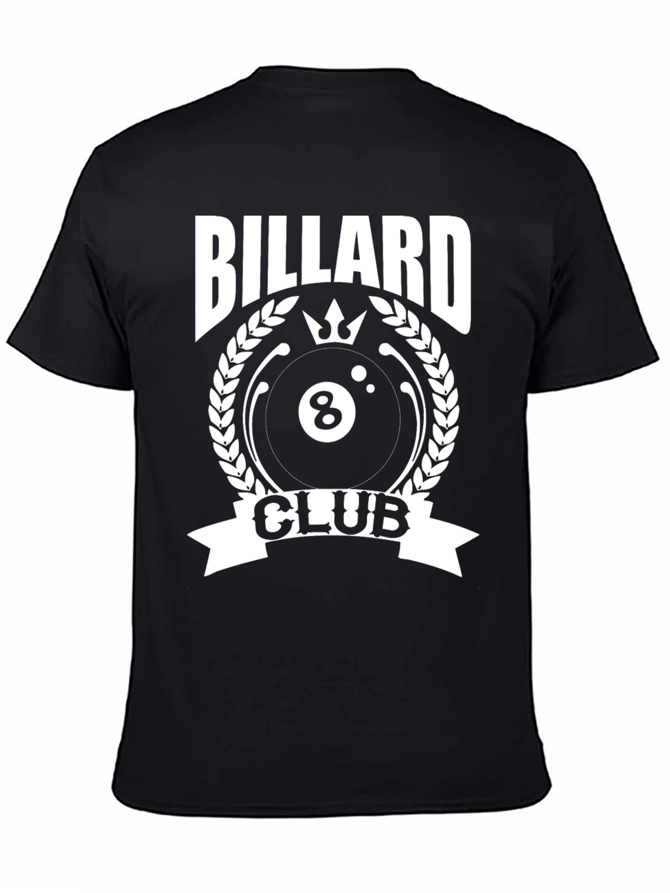 Billiard Club Graphic Tee - Black - 4