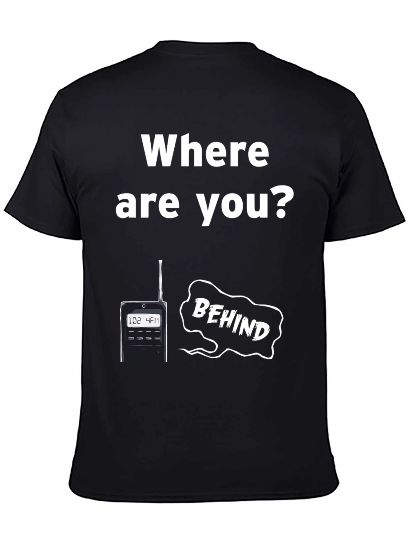 Black Where Are You? T-Shirt Paranormal Ghost Hunter Tee view 4