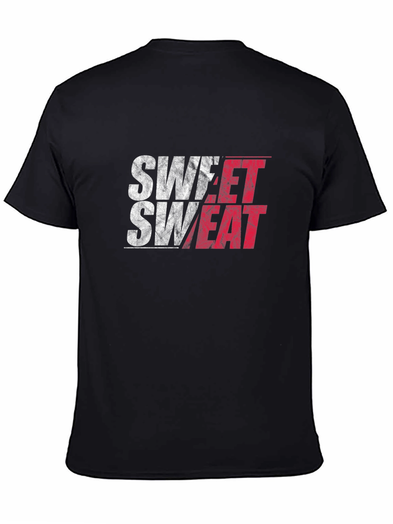 Black Sweet Sweat Black Graphic Tee view 4