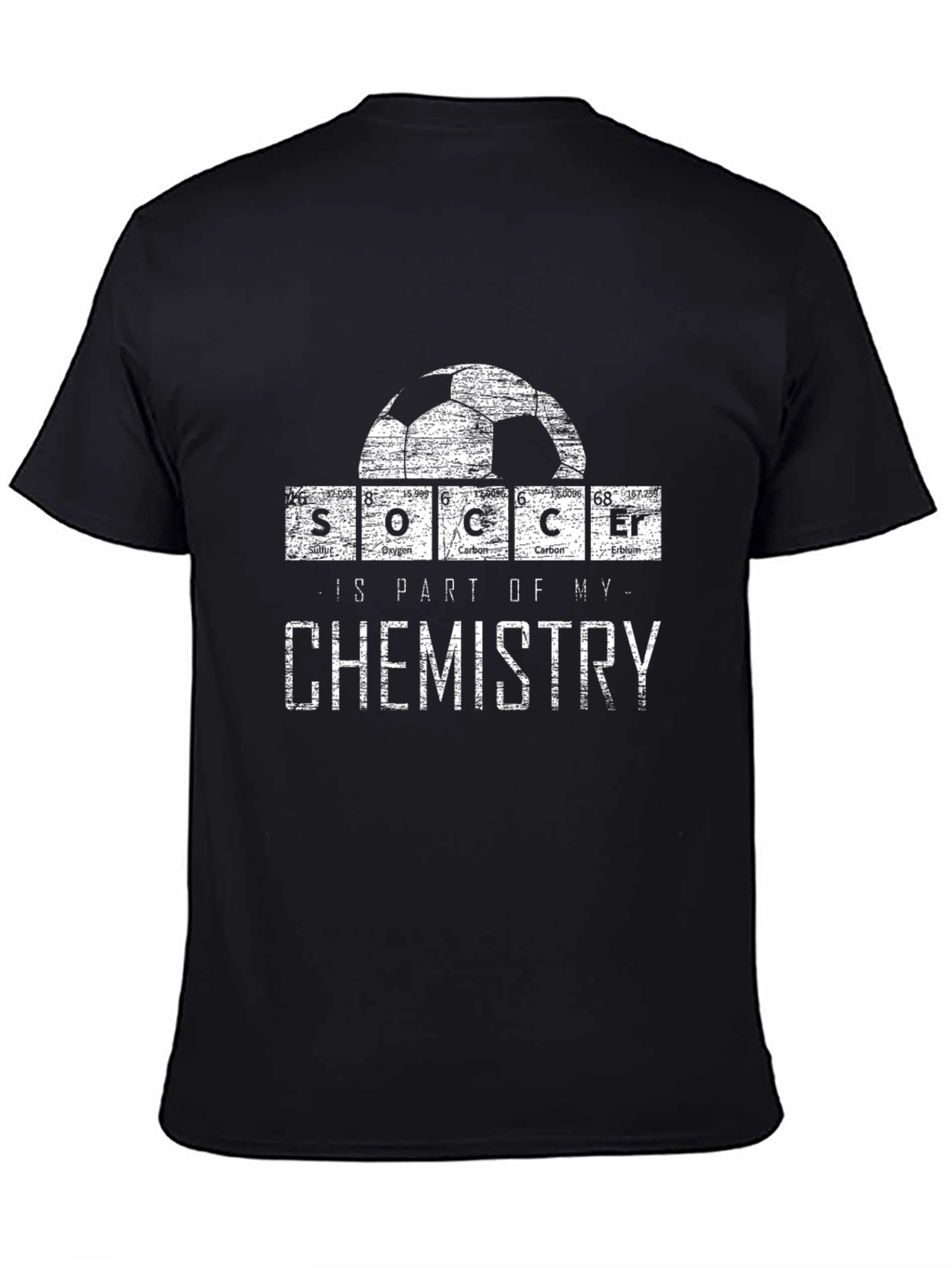 Black Soccer Chemistry T-Shirt view 4