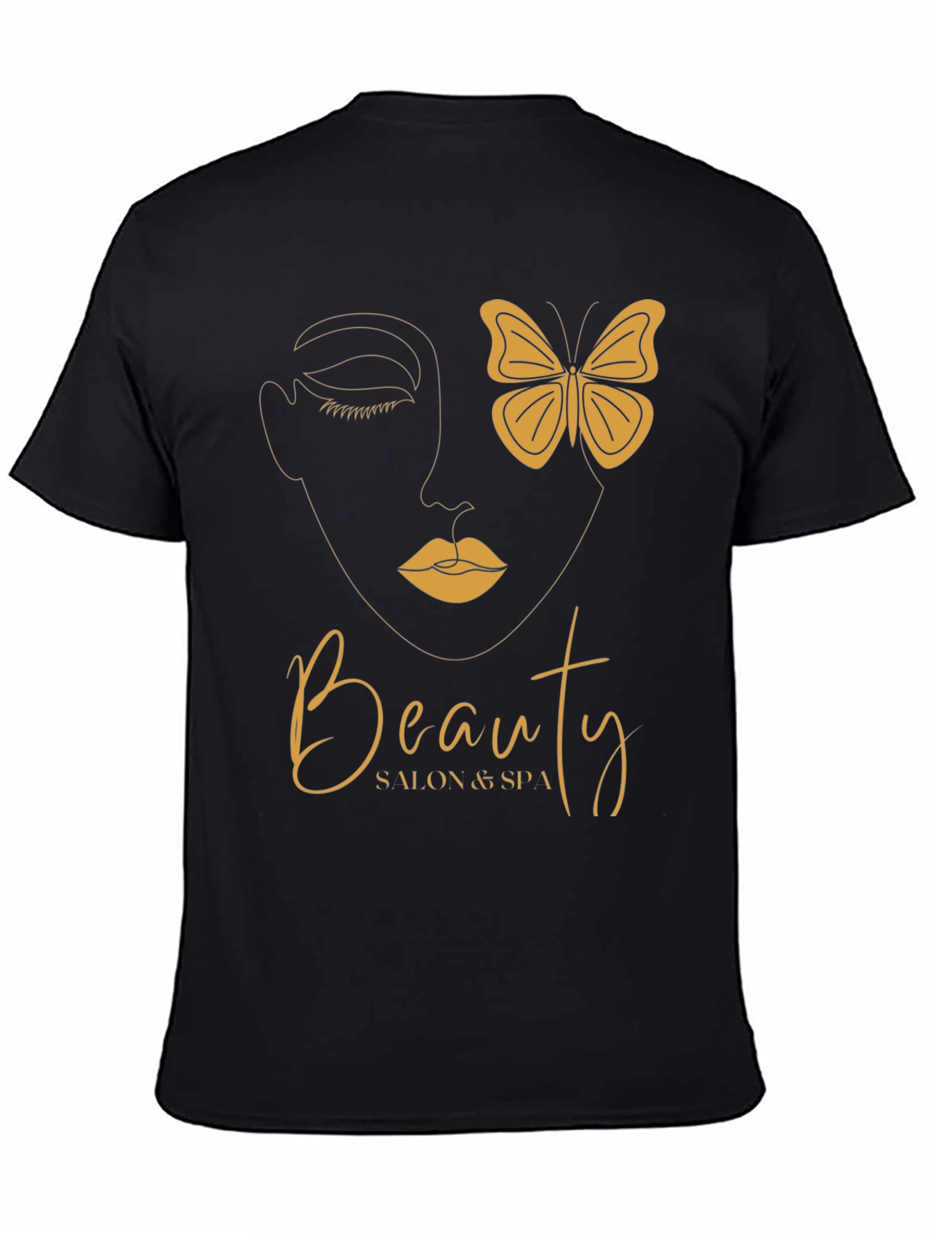 Black Beauty Salon & Spa T-Shirt - Stylish Unisex Tee view 4