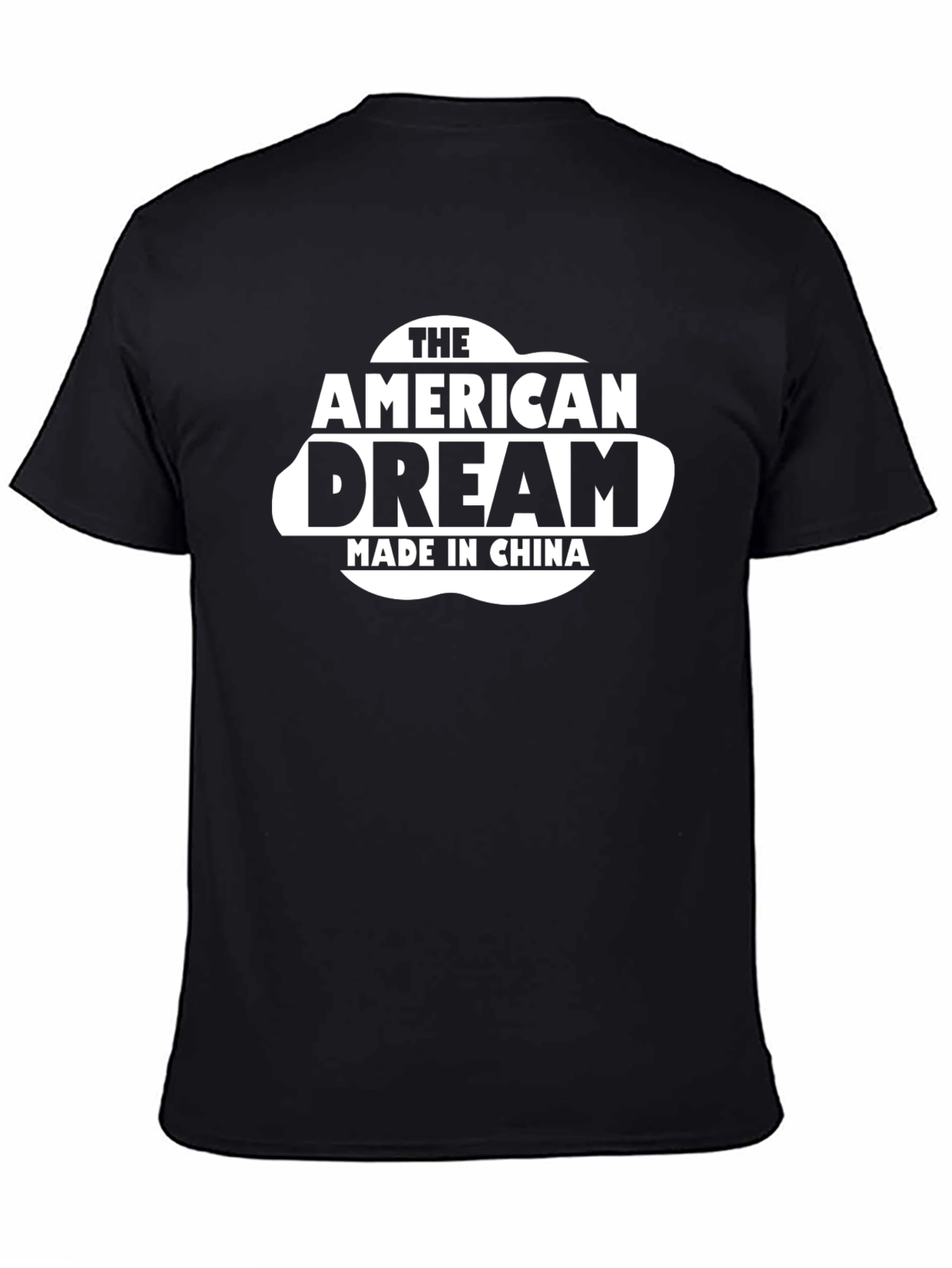 Black American Dream Made in China T-Shirt view 4