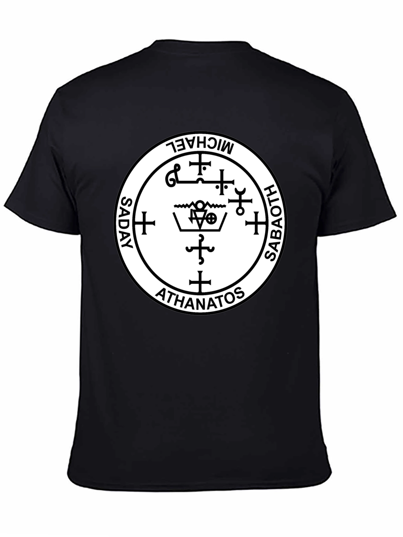 Occult Sigil T-Shirt - Michael, Saboath, Athanatos, Saday - 4