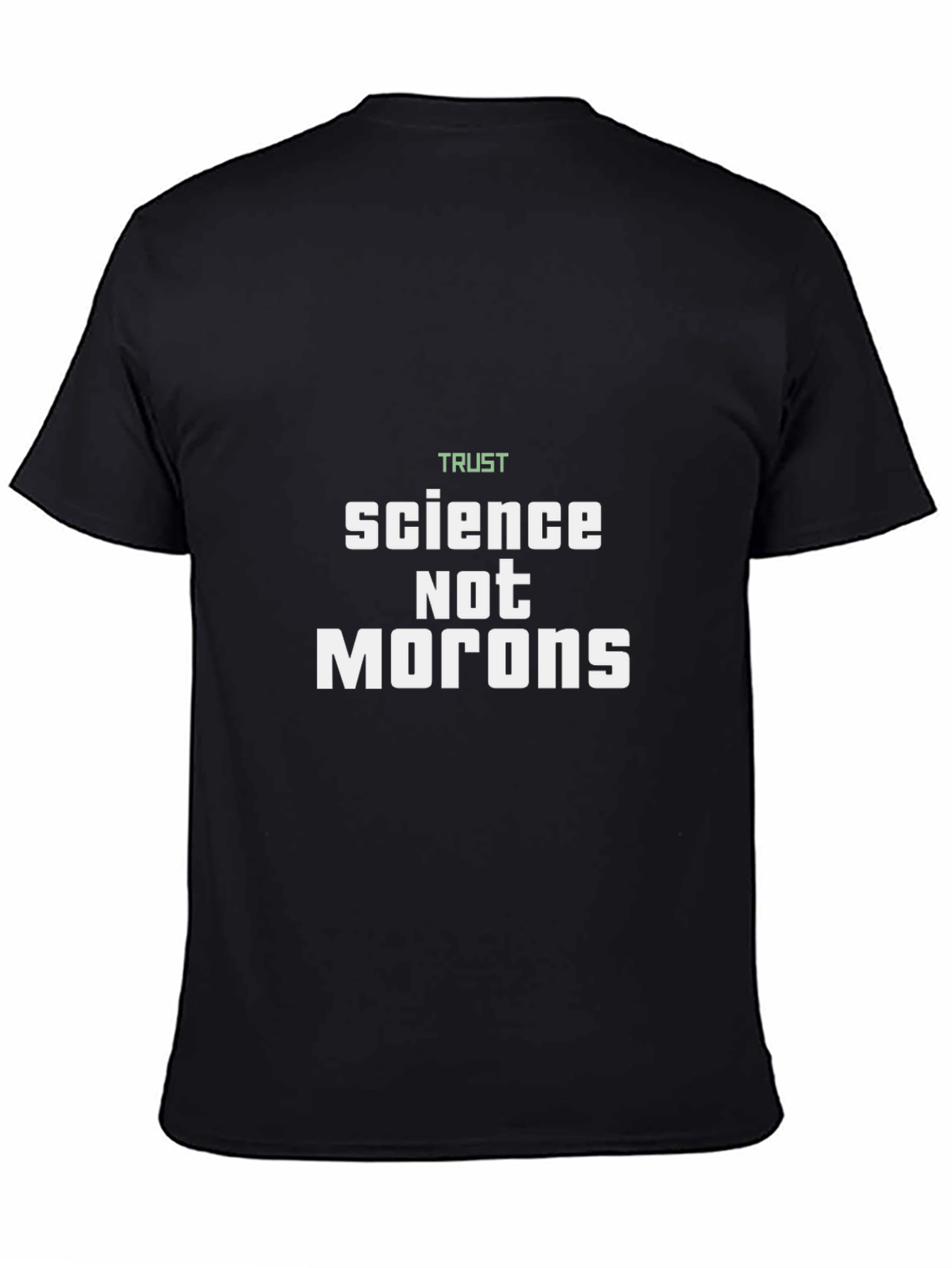 Black Trust Science T-Shirt - Bold Statement Tee view 4