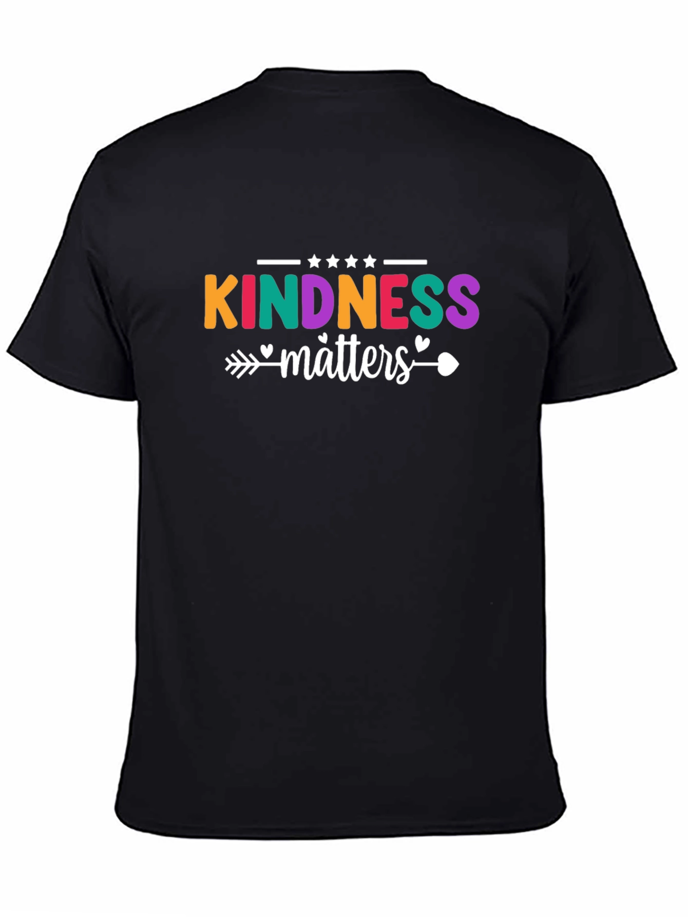 Black Kindness Matters Graphic Tee - Unisex view 4