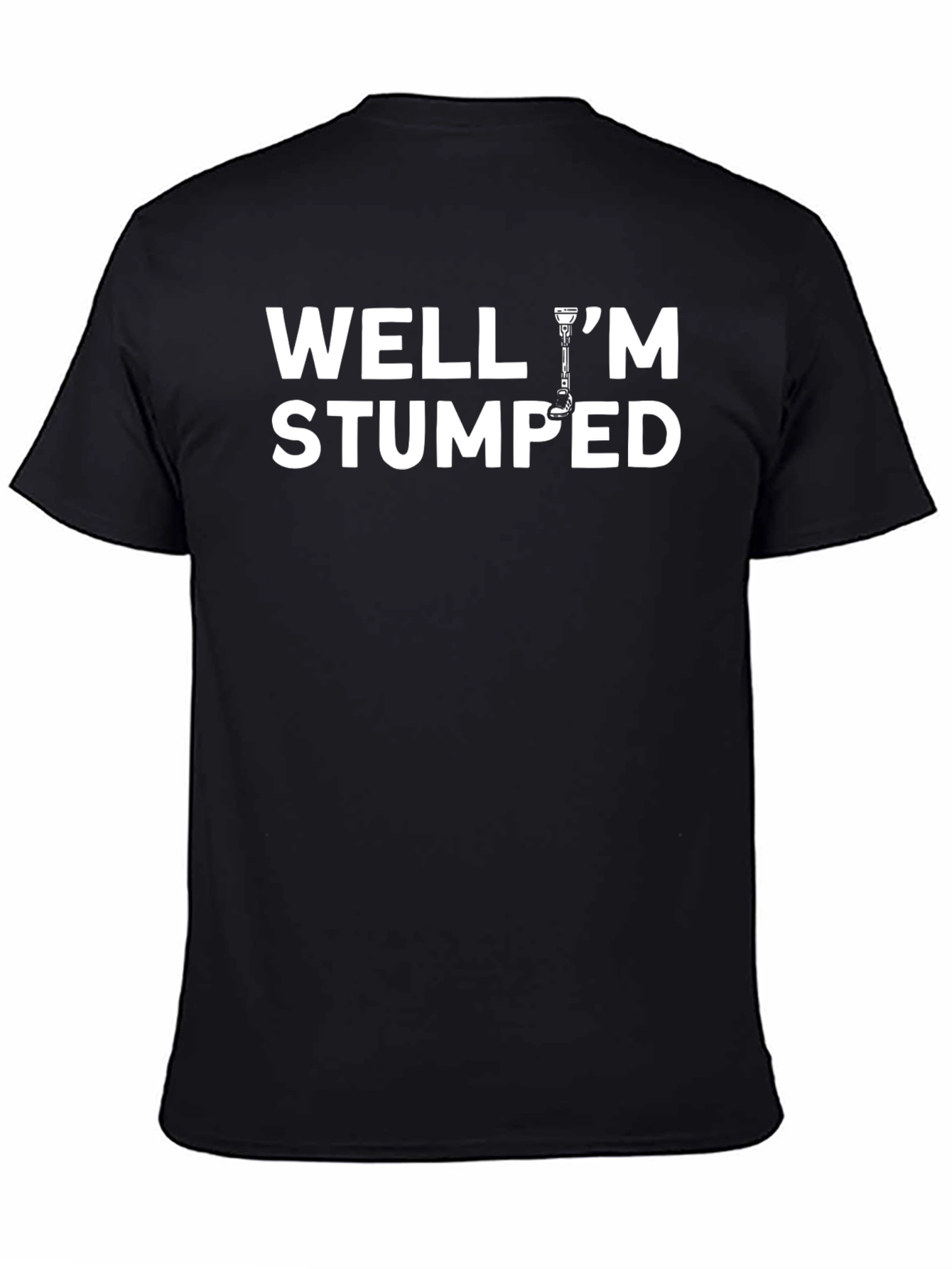 Black Well I'm Stumped Graphic Tee view 4