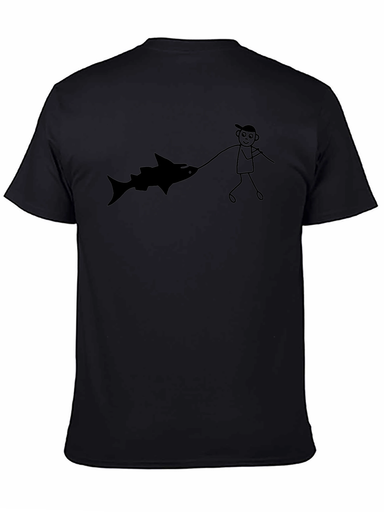 Black Shark Walker Novelty Graphic Tee - Mens view 4