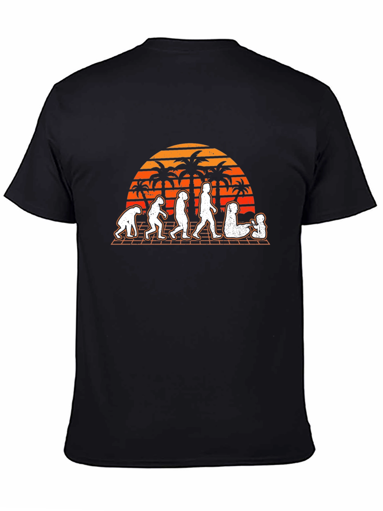 Black Evolution Baby T-Shirt view 4
