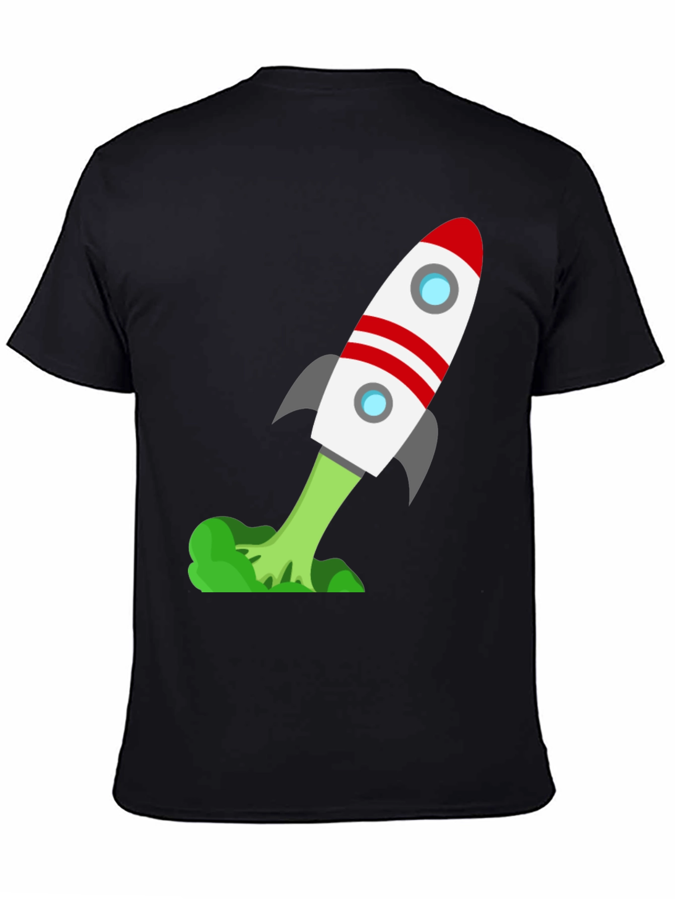 Black Rocket T-Shirt - Blast Off in Style! view 4