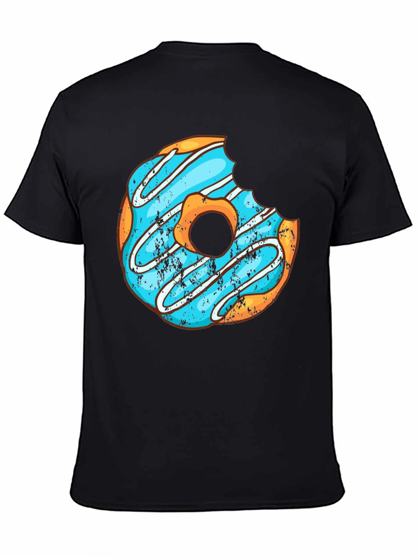 Black Donut Graphic Tee - Sweet Treat Style! view 4