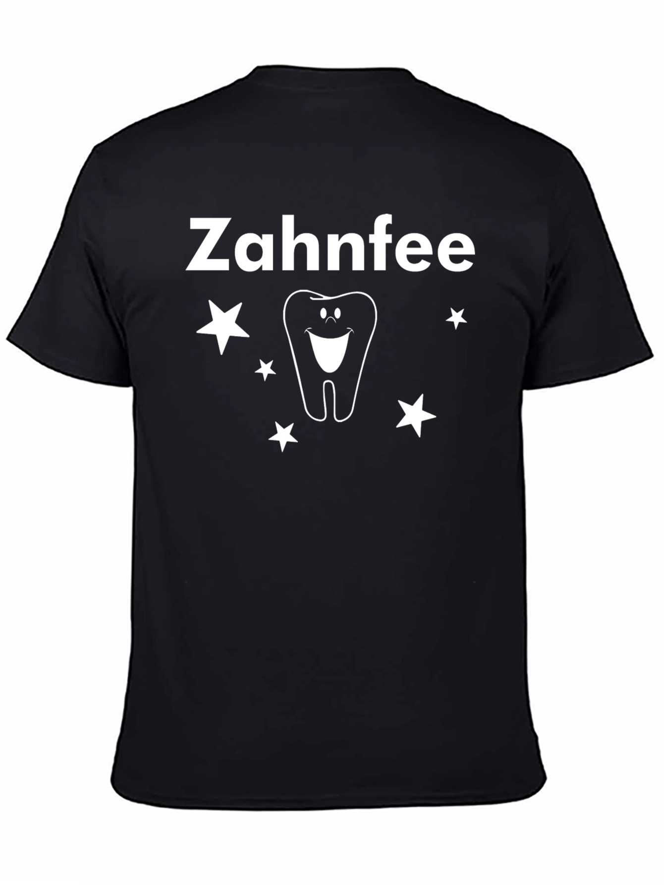 Black Zahnfee Tooth Fairy T-Shirt view 4