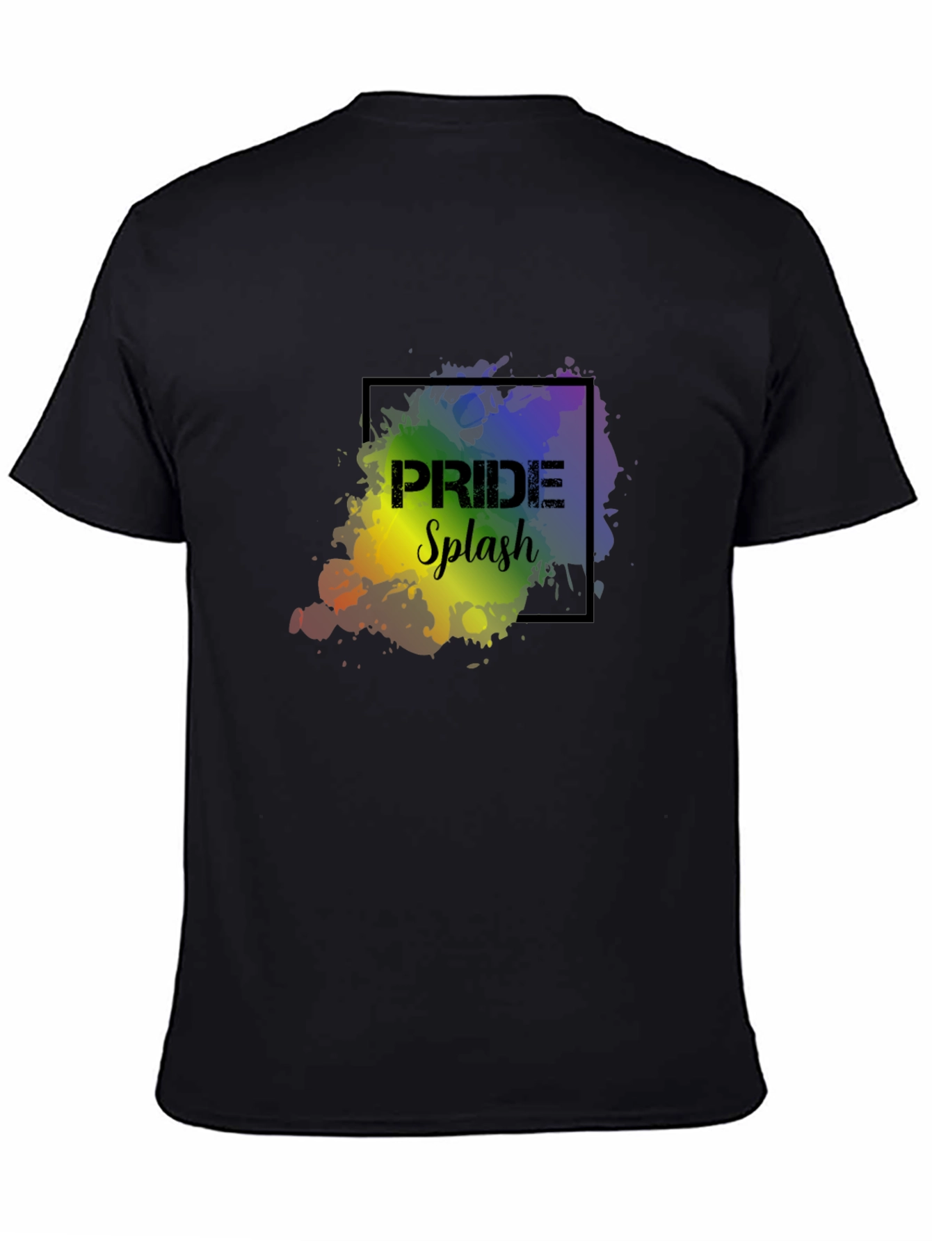 Pride Splash Graphic Tee - Black - 4