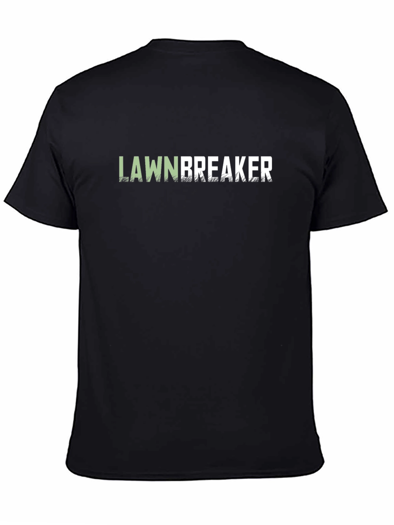 Black Lawnbreaker Graphic T-Shirt - Black view 4