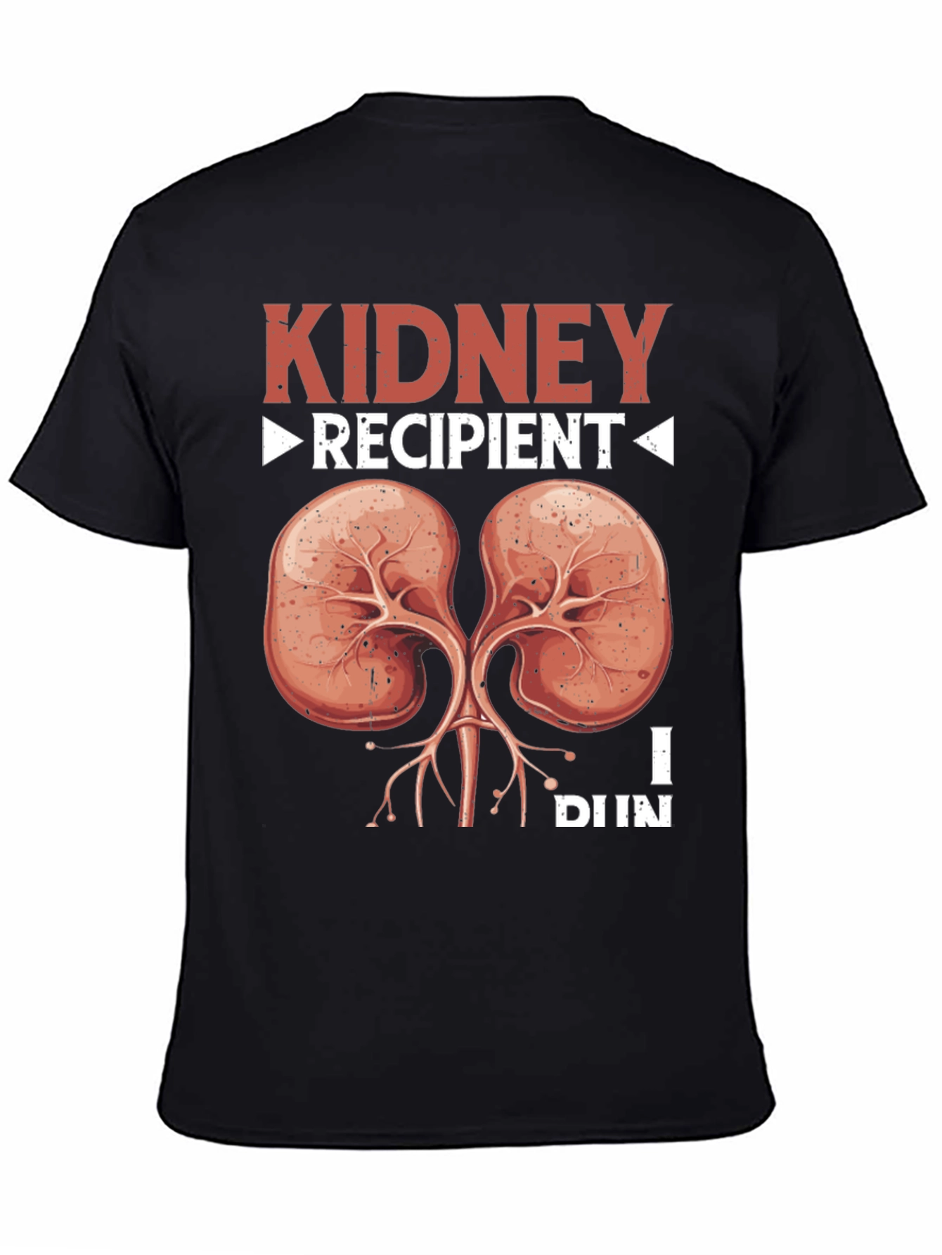 Black Kidney Recipient Graphic Tee view 4
