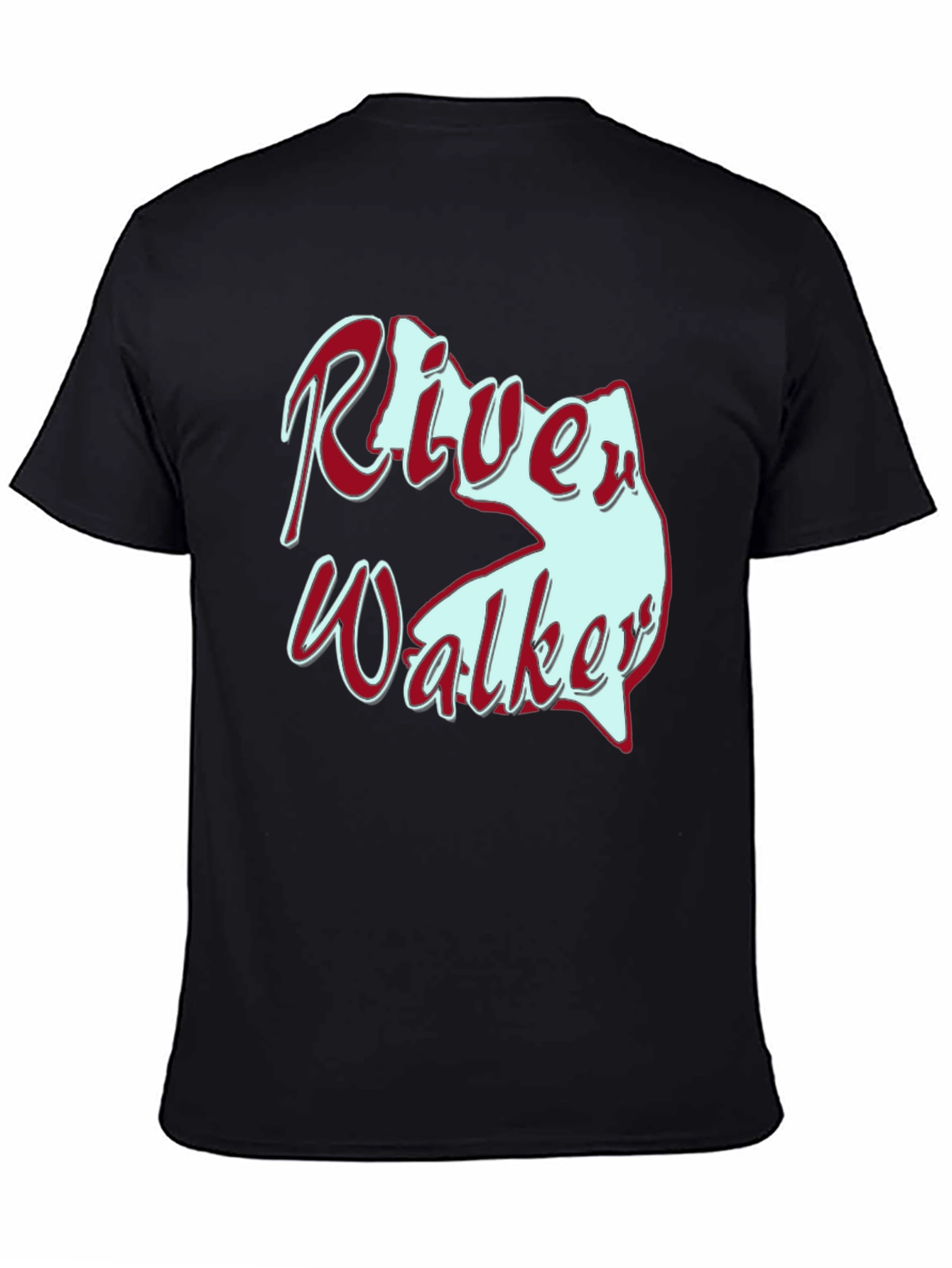Black River Walker Novelty Graphic T-Shirt view 4