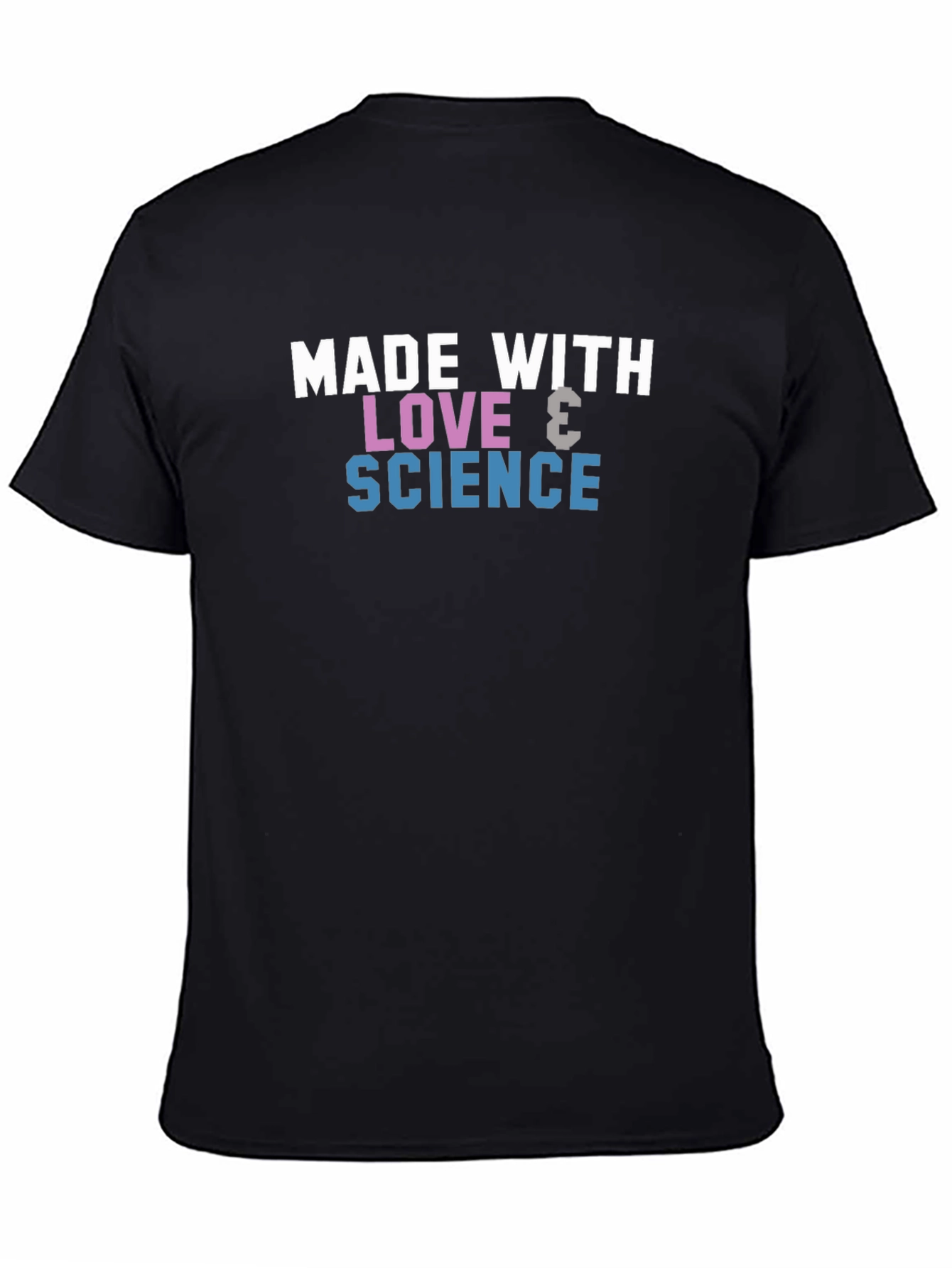 Black Love & Science Graphic Tee - Black Cotton Blend view 4