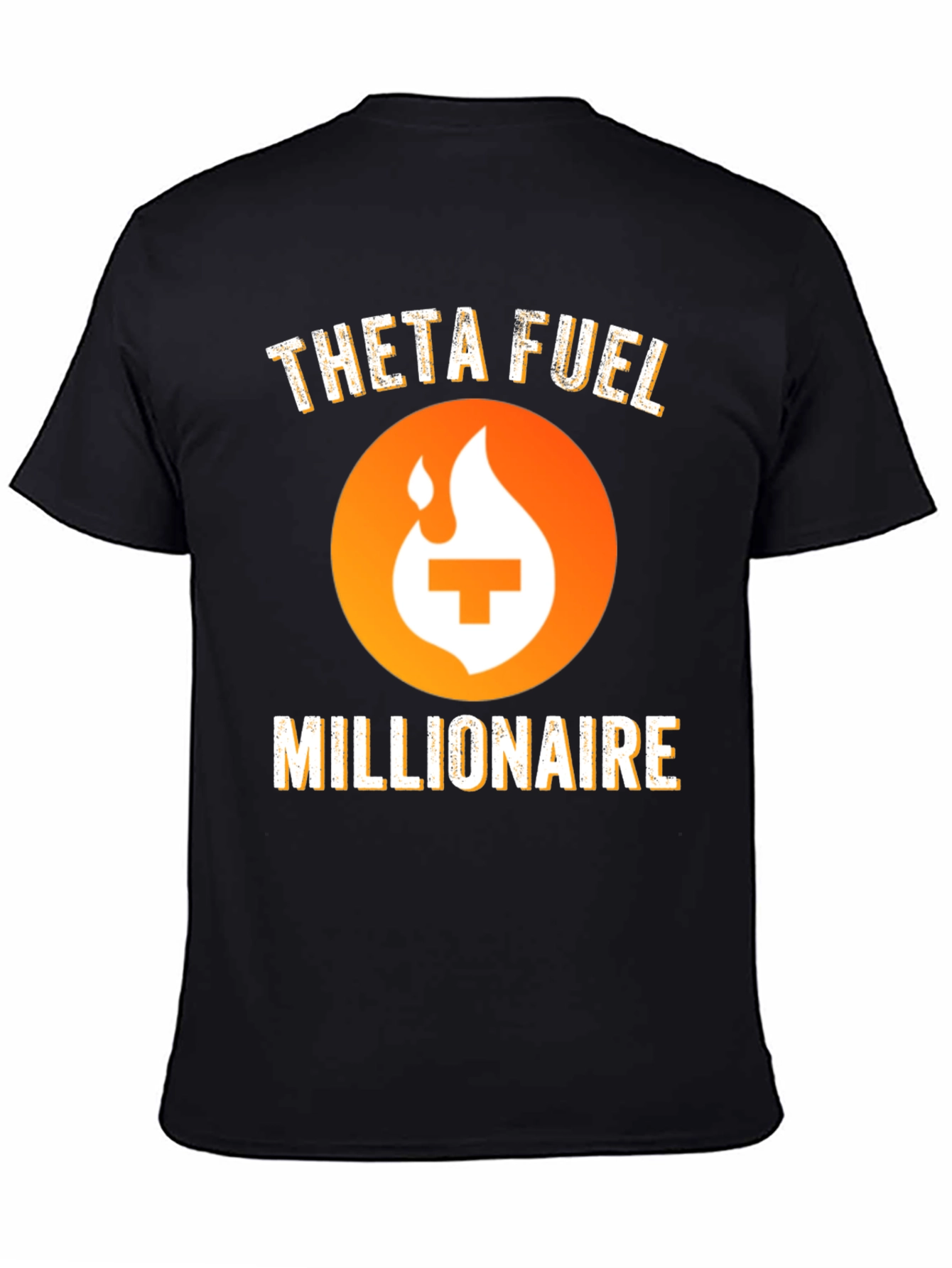 Black Theta Fuel Millionaire Black T-Shirt view 4