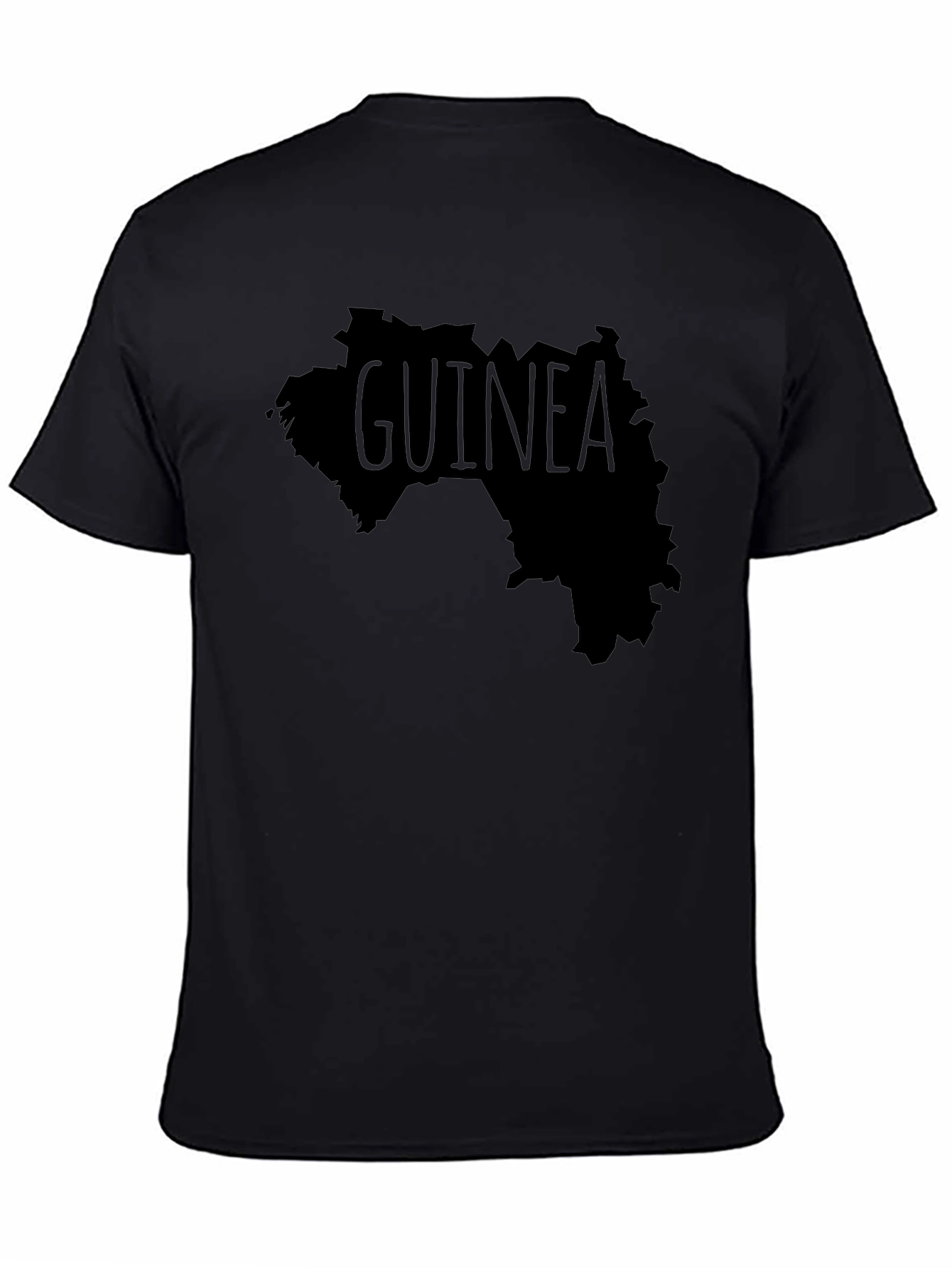 Guinea Map T-Shirt - Black - 4